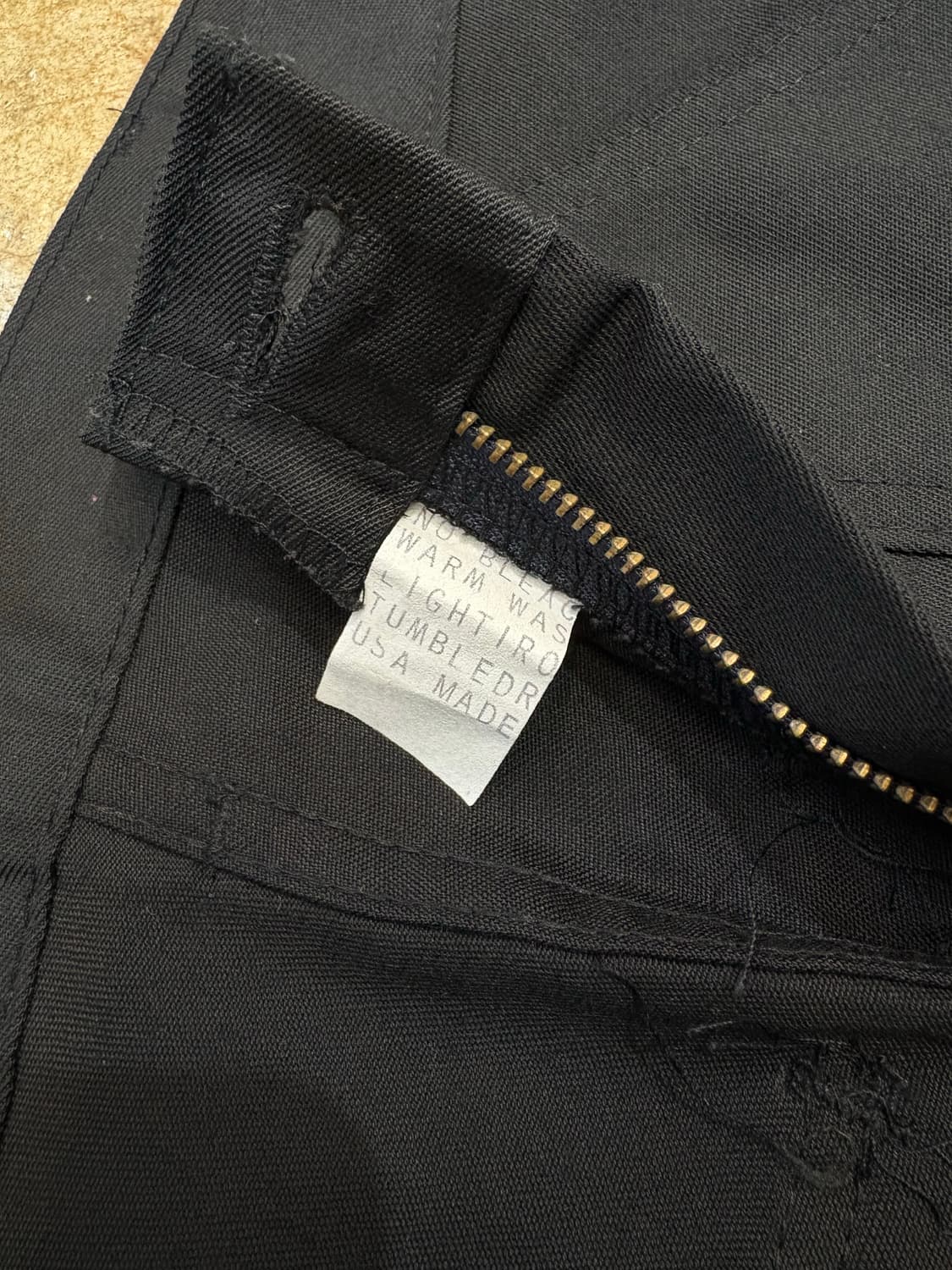 궁호 made USA 블랙 퍼티그 팬츠 상품이미지5