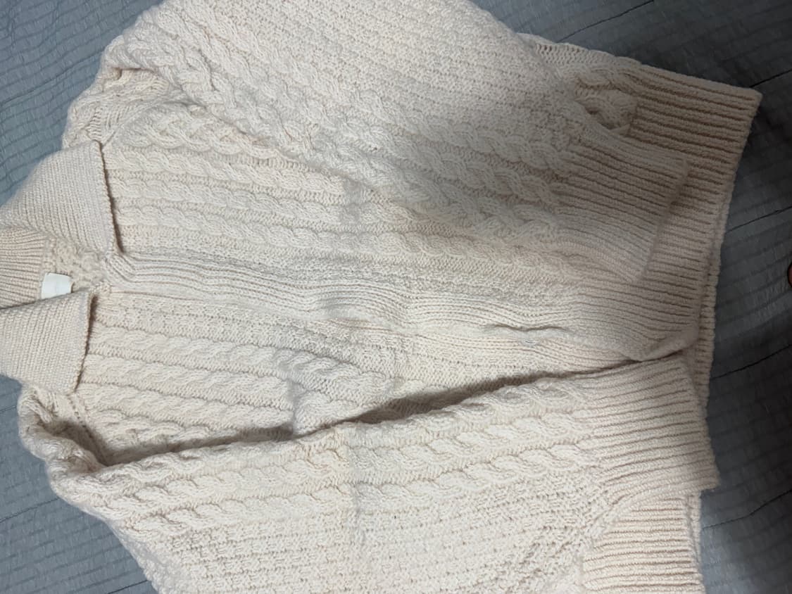 리본빛 루카 스코틀랜드 울 가디건 상품이미지8