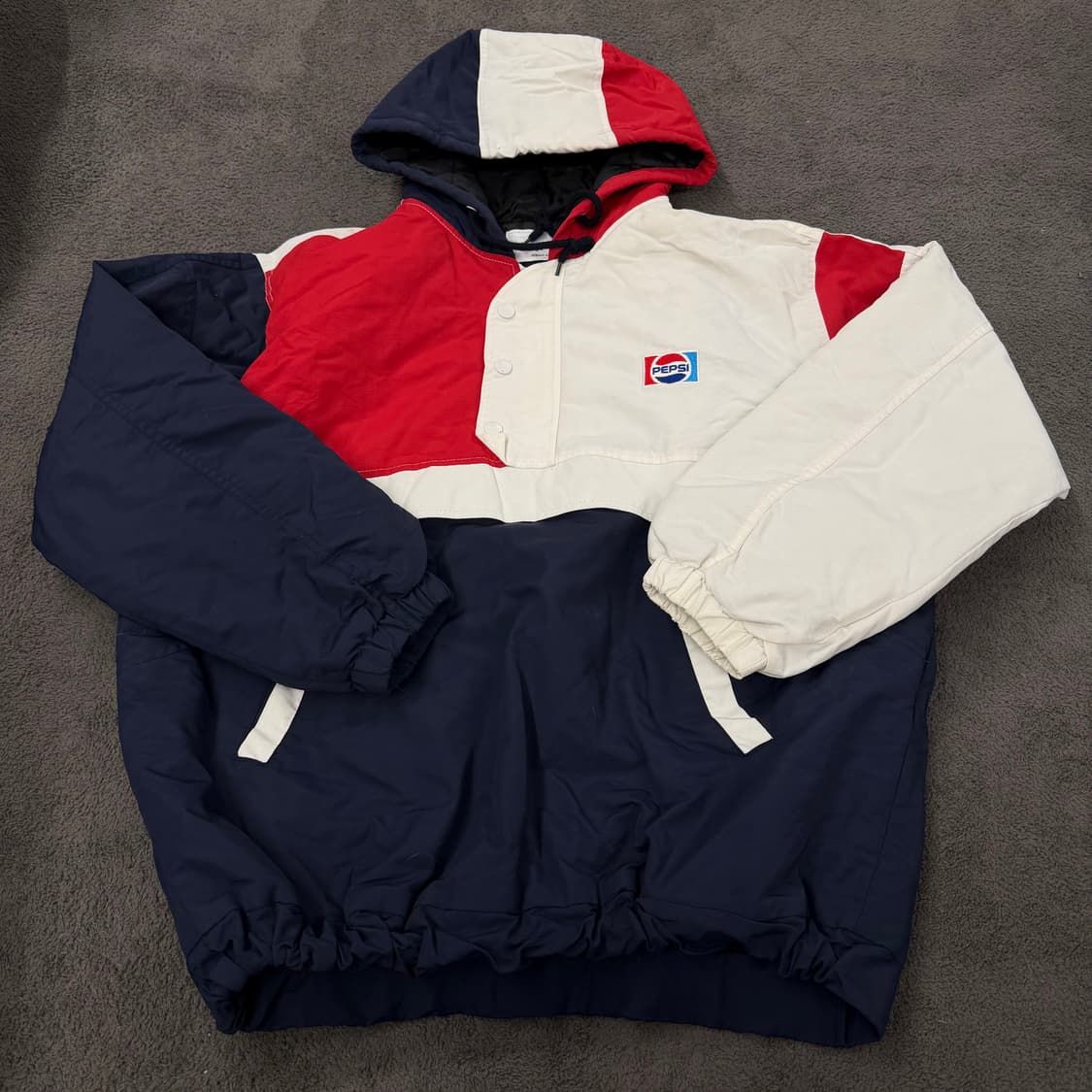 [정품] 일본 빈티지 vision company 펩시 아노락 패딩 자켓 상품이미지2