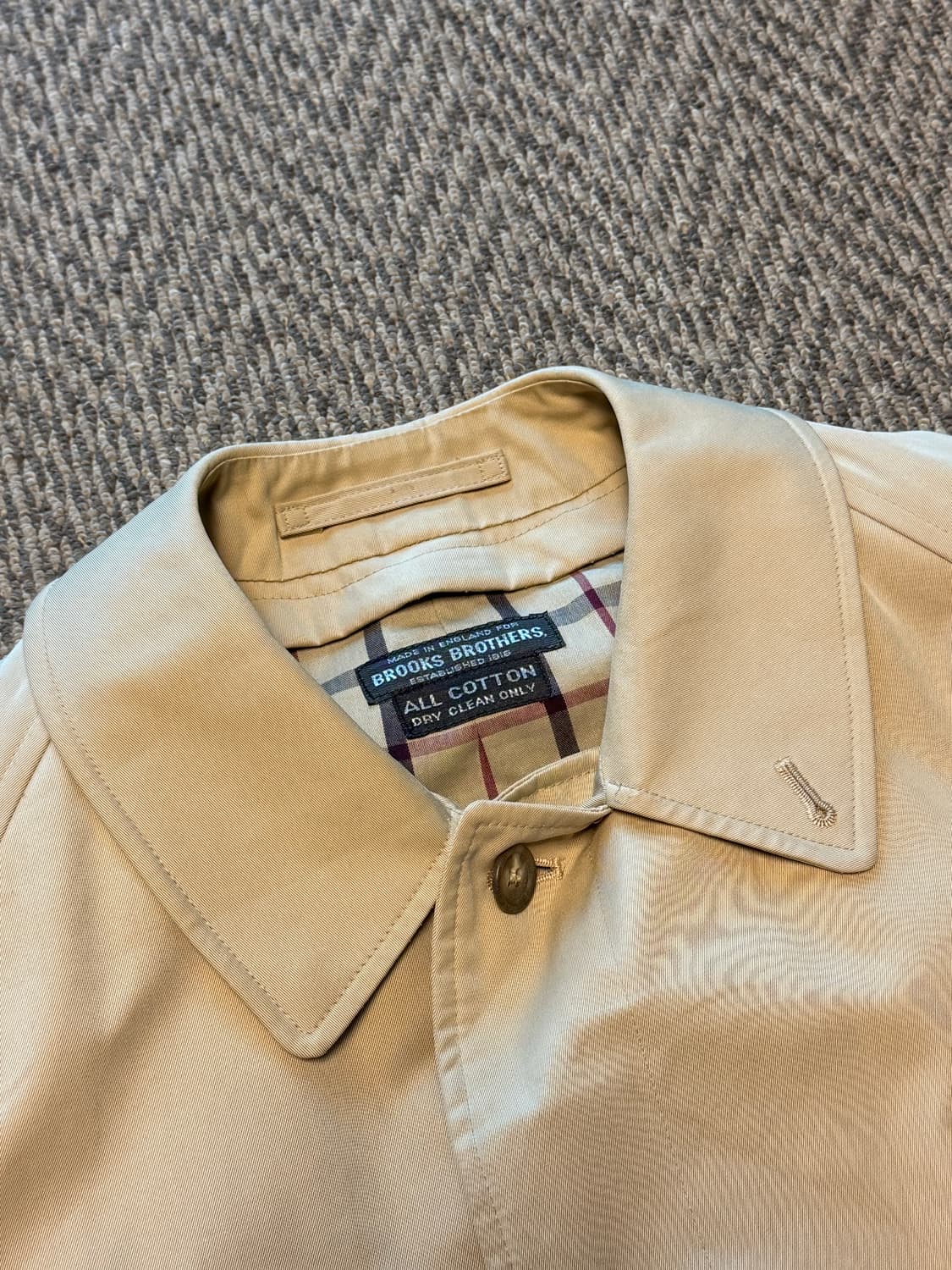 브룩스 브라더스(Brooks Brothers) 발마칸 트렌치 코트 상품이미지6