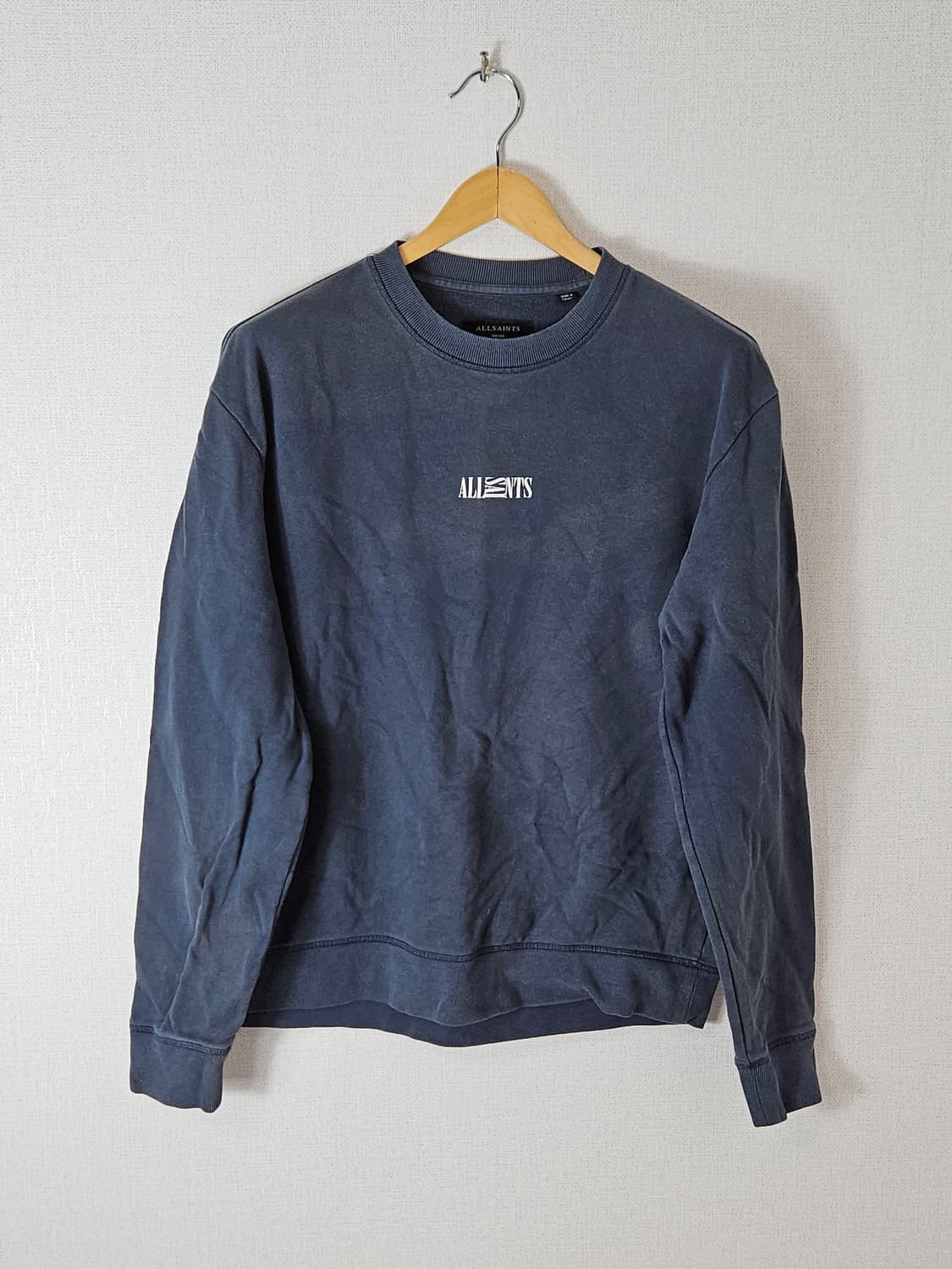 올세인츠 라운드넥 오버핏 맨투맨 테리 S (100-105) 상품이미지1