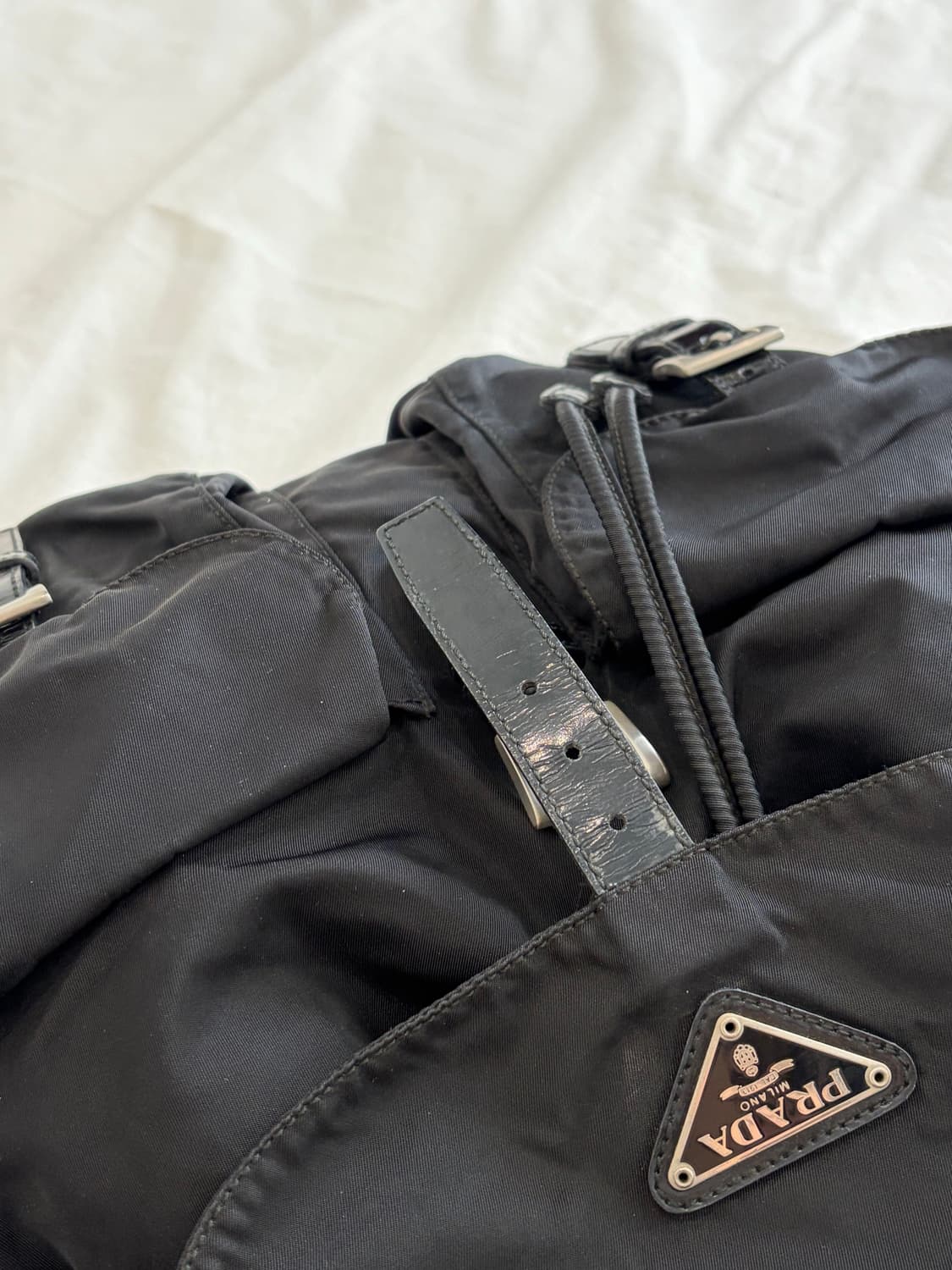 [PRADA] 테수토 나일론 백팩 블랙 상품이미지4