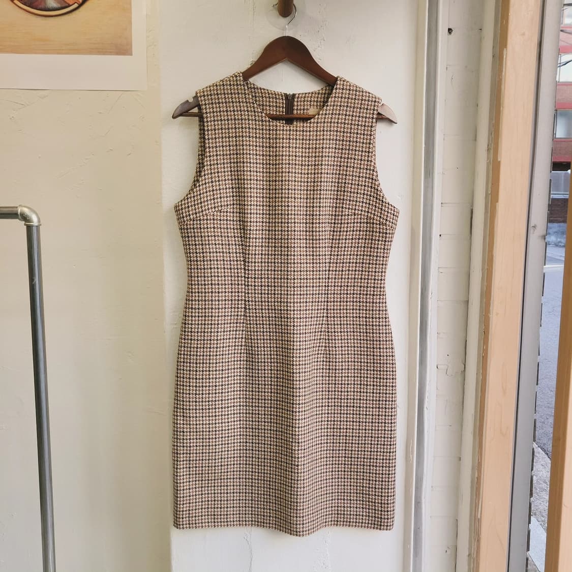 Hacy club 하운드투스체크 모직 원피스 상품이미지1