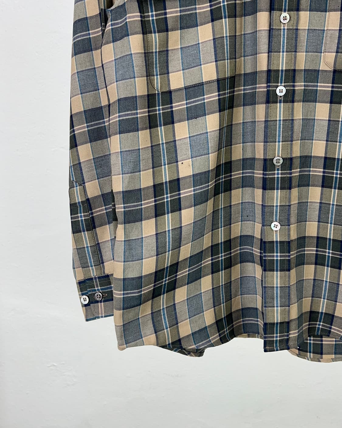 이브 생로랑 뿌르 옴므 멀티 마드라스 체크 투 포켓 셔츠 상품이미지4