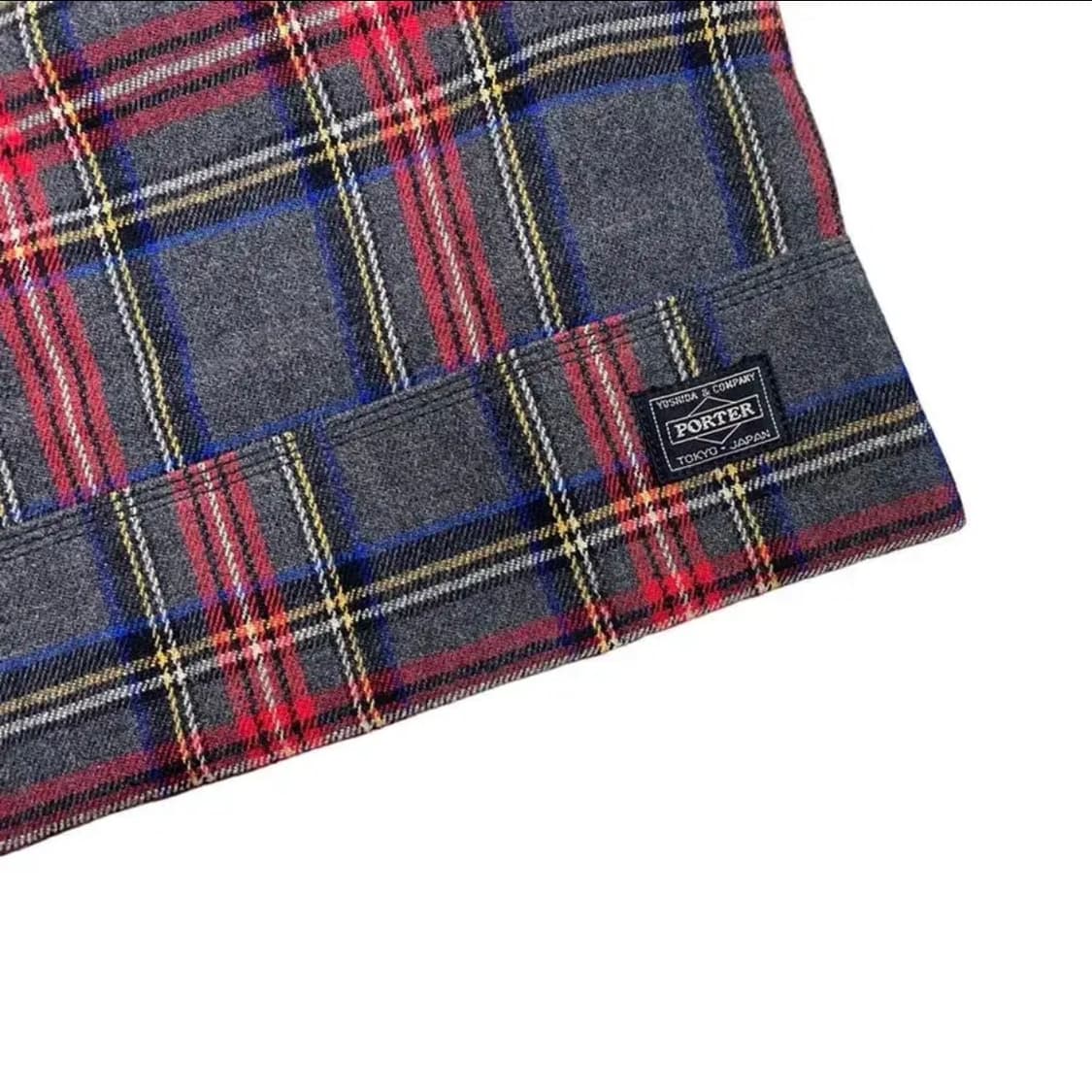 요시다포터 체크 토트백 상품이미지3