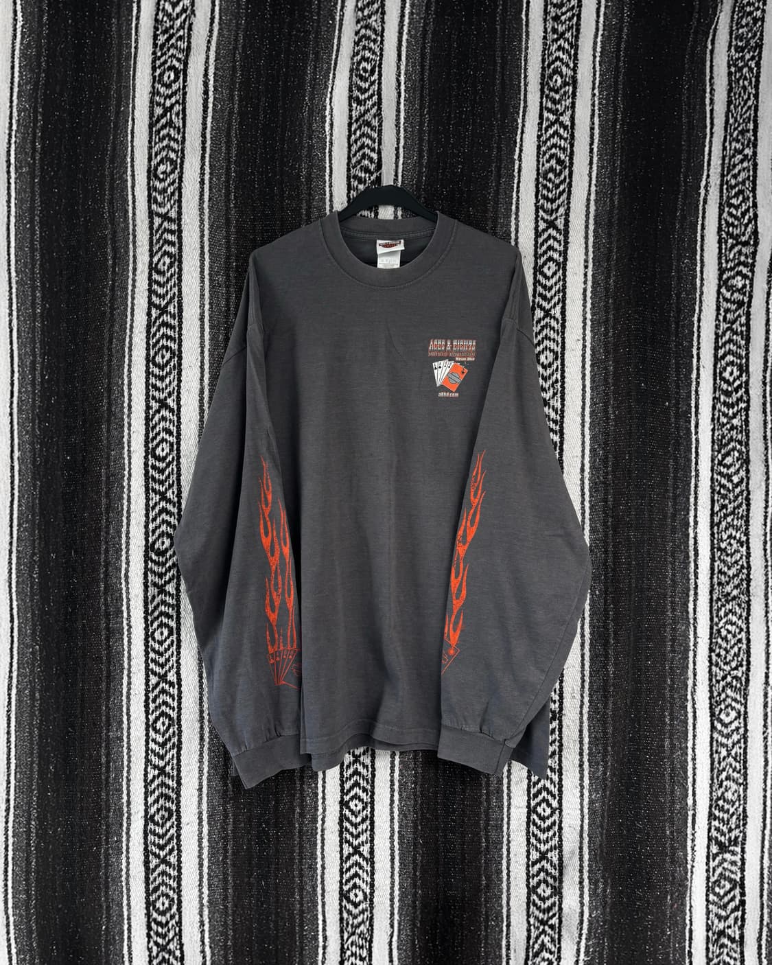 00s harley davidson Aces&Eights 포커 롱슬리브 상품이미지1