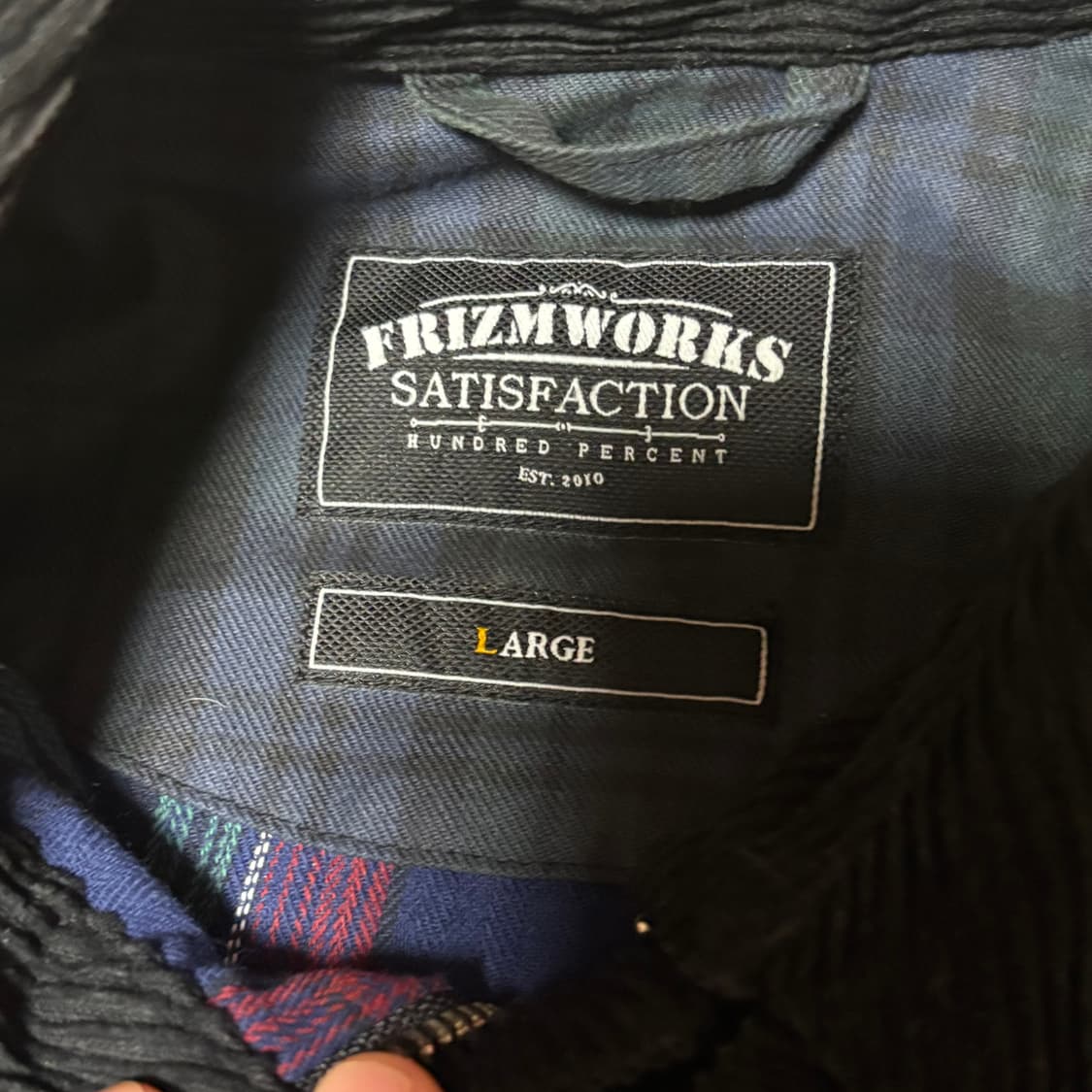 프리즘웍스 블랙와치 바버자켓 L 상품이미지7