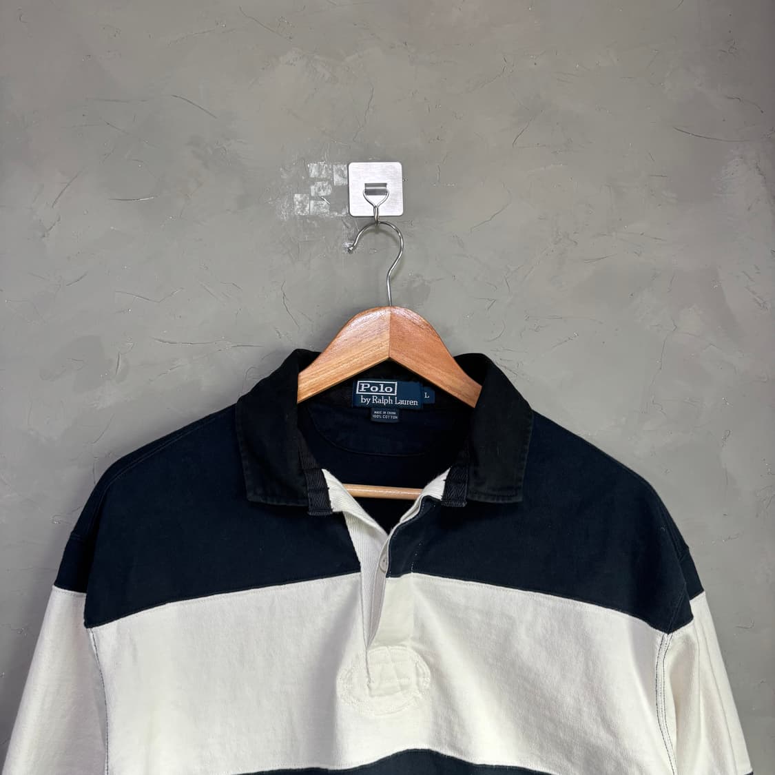 폴로 랄프로렌 67 백로고 스트라이프 럭비티 상품이미지2