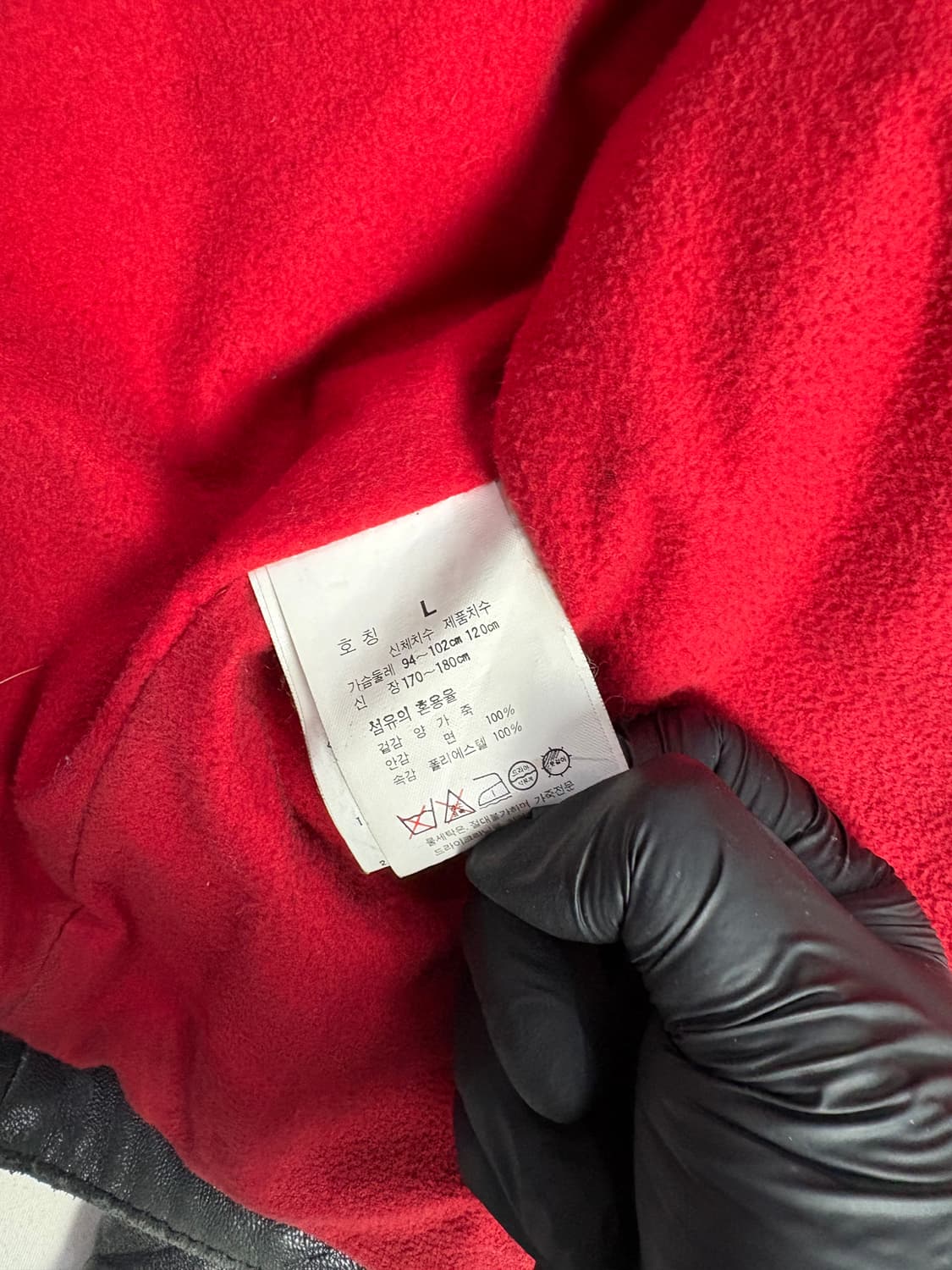 Levis 리바이스 양가죽 라이더 자켓 L 상품이미지7