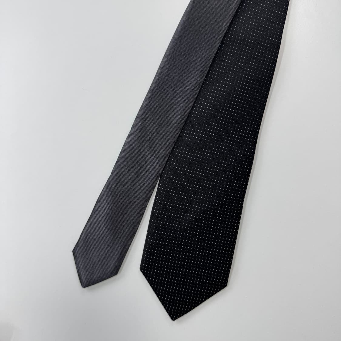 CK 캘빈클라인 명품 정품 블랙넥타이 7.1cm 상품이미지2