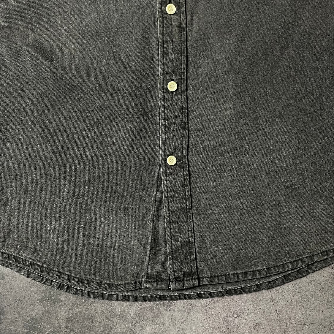 PULL&BEAR 빈티지 차콜 코튼셔츠 A00402 상품이미지4