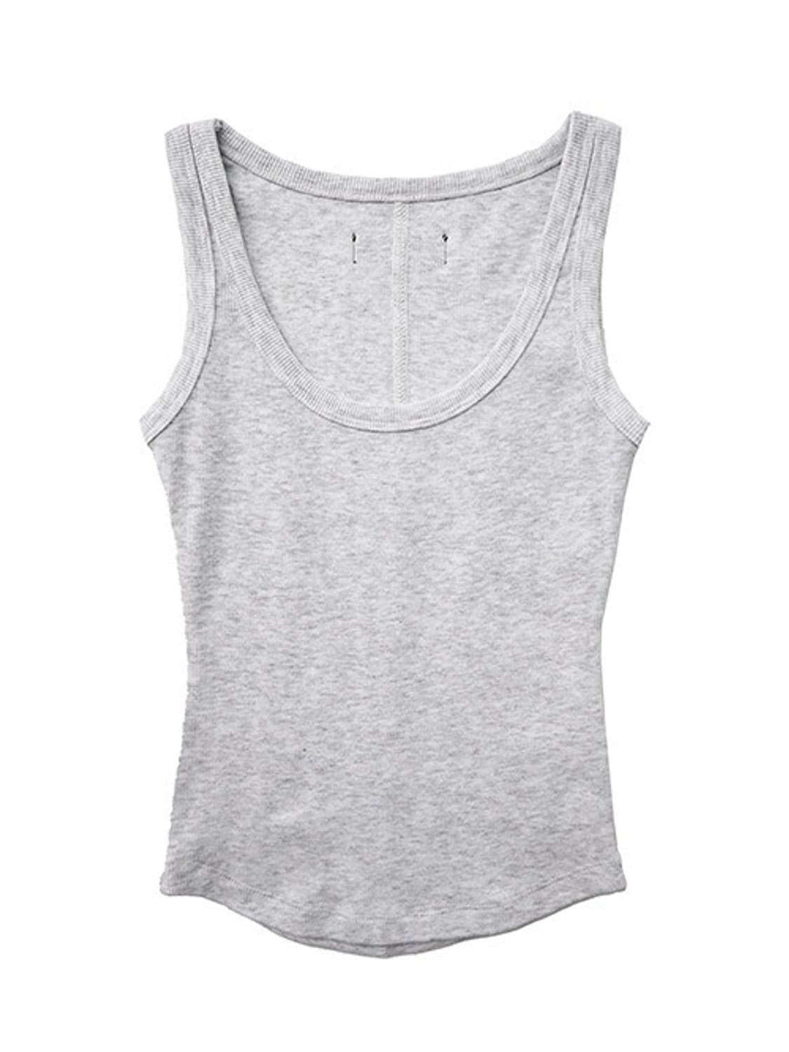 클라따 화이트멜란지 에센셜 슬리브리스 상품이미지1