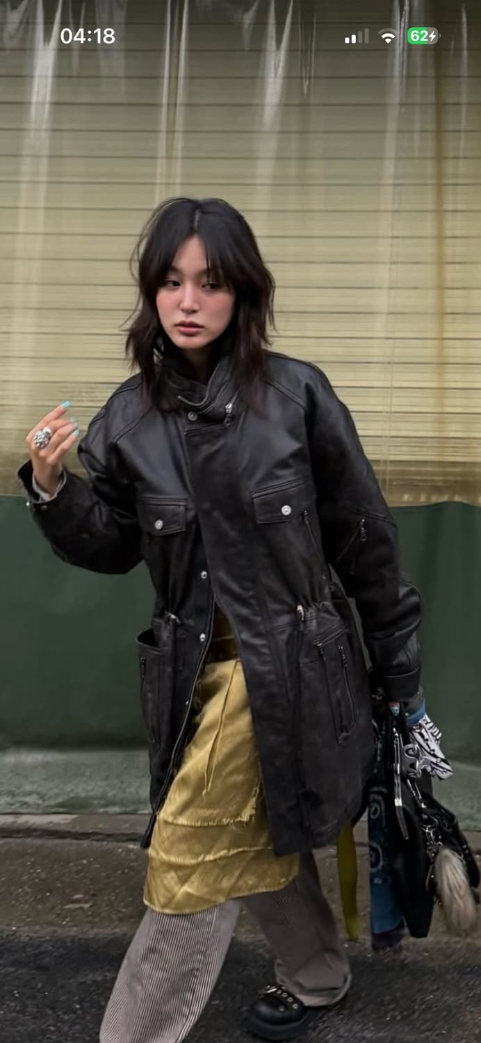 베이컨트 아카이브 빅터 레더 필드자켓 상품이미지8