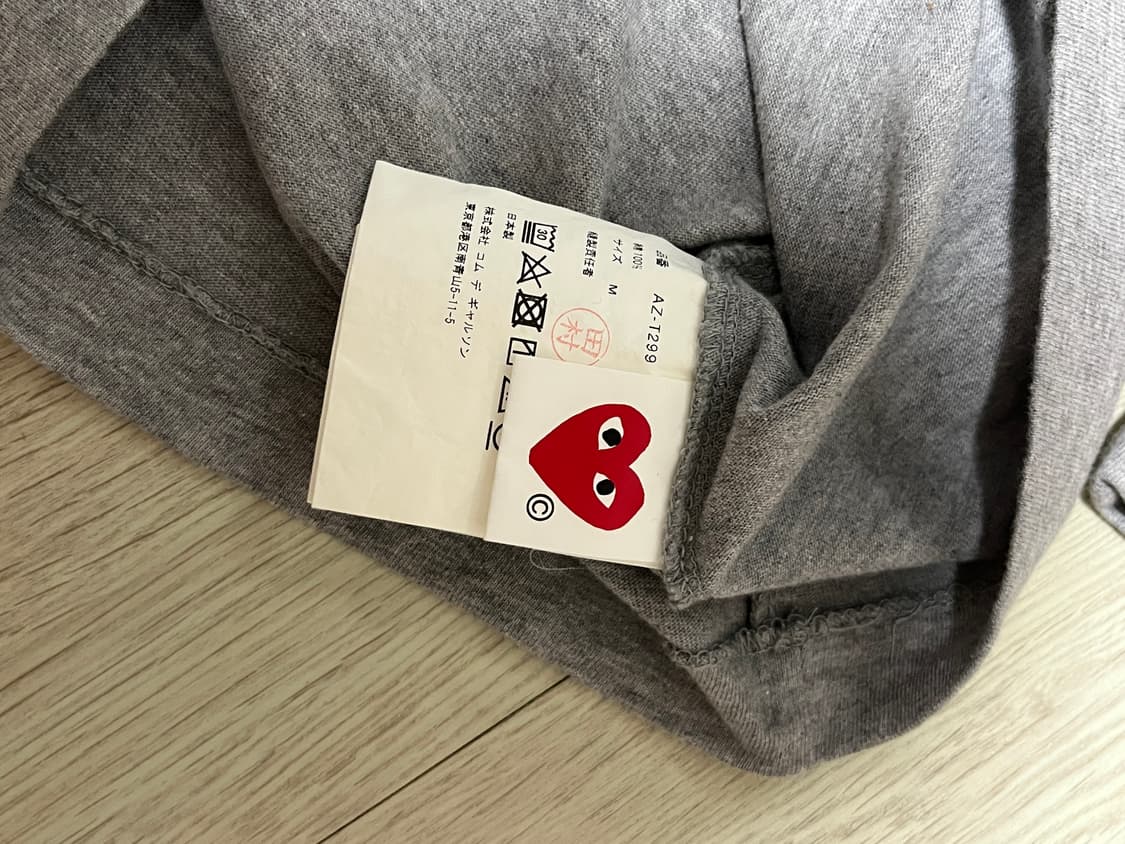 꼼데가르송 더블와펜 롱슬리브 상품이미지3