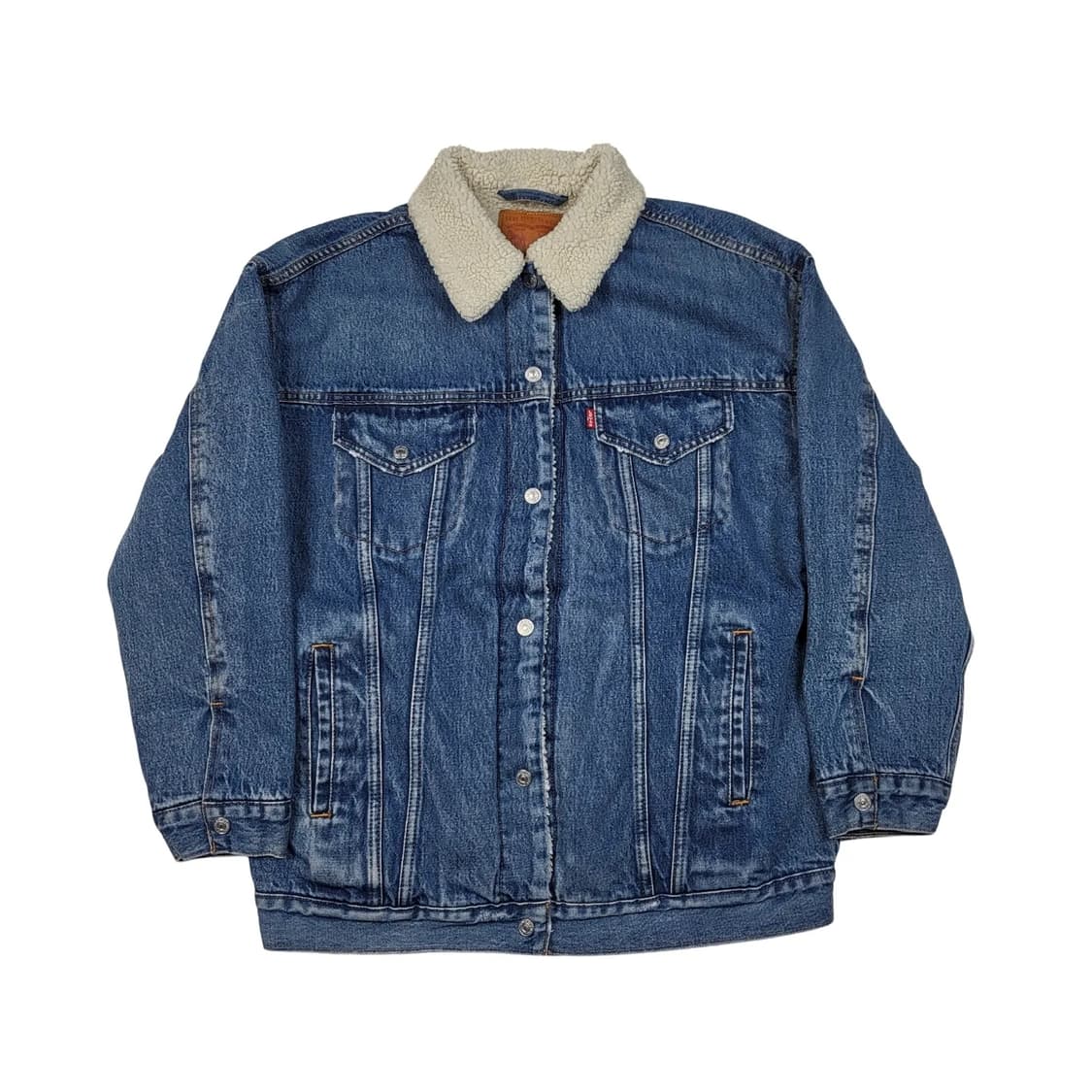 리바이스 양털 쉐르파 3세대 트러커 청자켓 M 100 상품이미지1