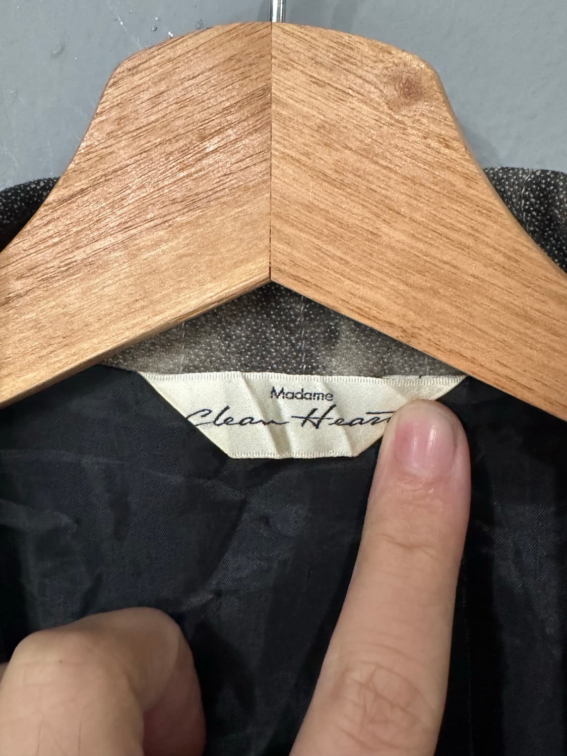 JPN 넥버클 타이다이 워싱 자켓  상품이미지4