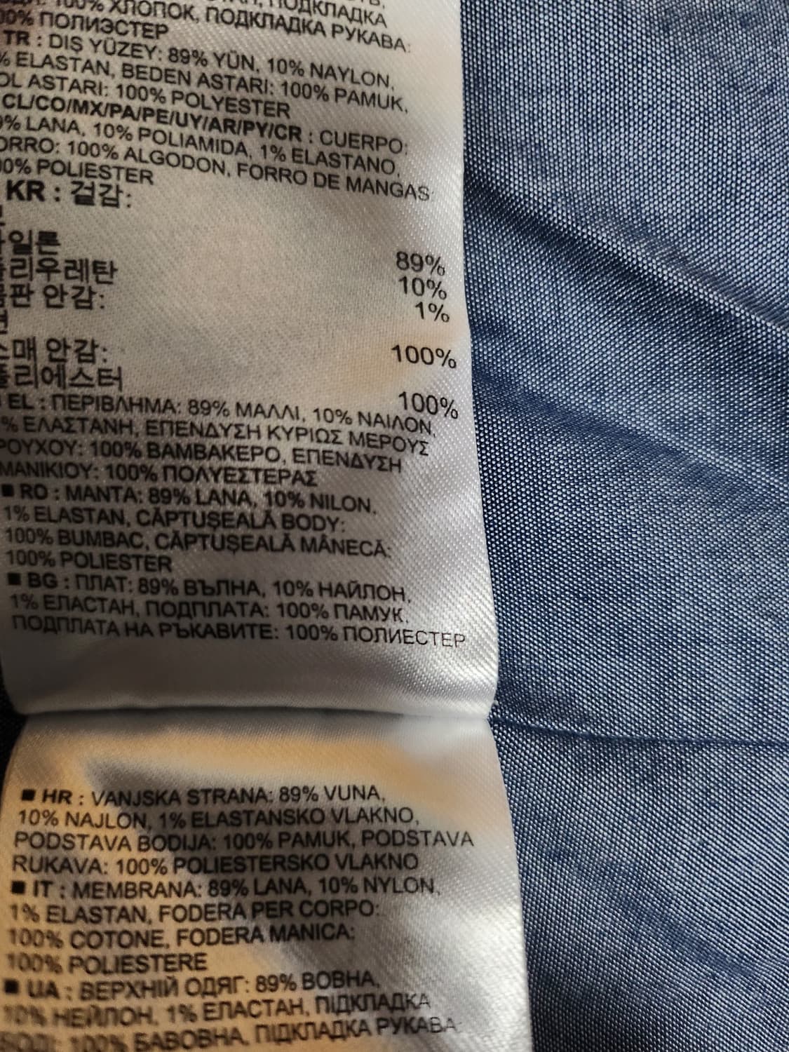 갭 CAP 헤링본 남자 블레이저 자켓 상품이미지6