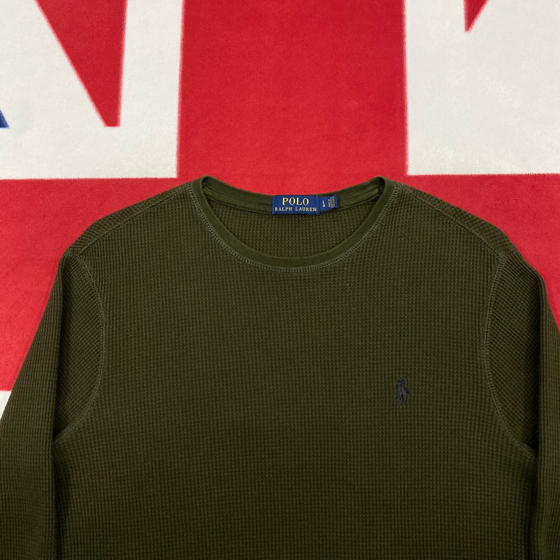 폴로 와플 롱슬리브 여성L  상품이미지3