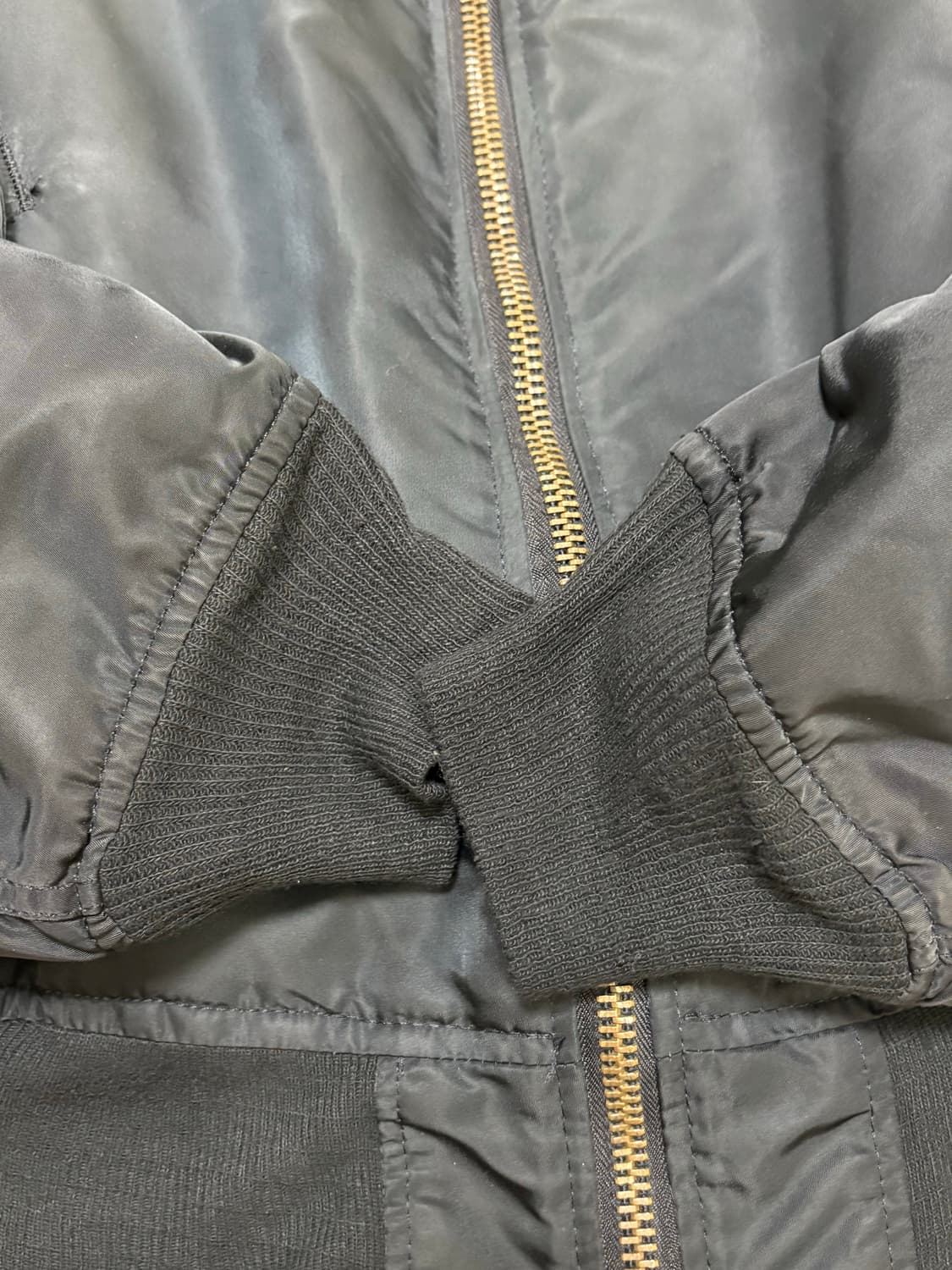 90s 알파인더스트리 ma-1 봄버 블랙 상품이미지9