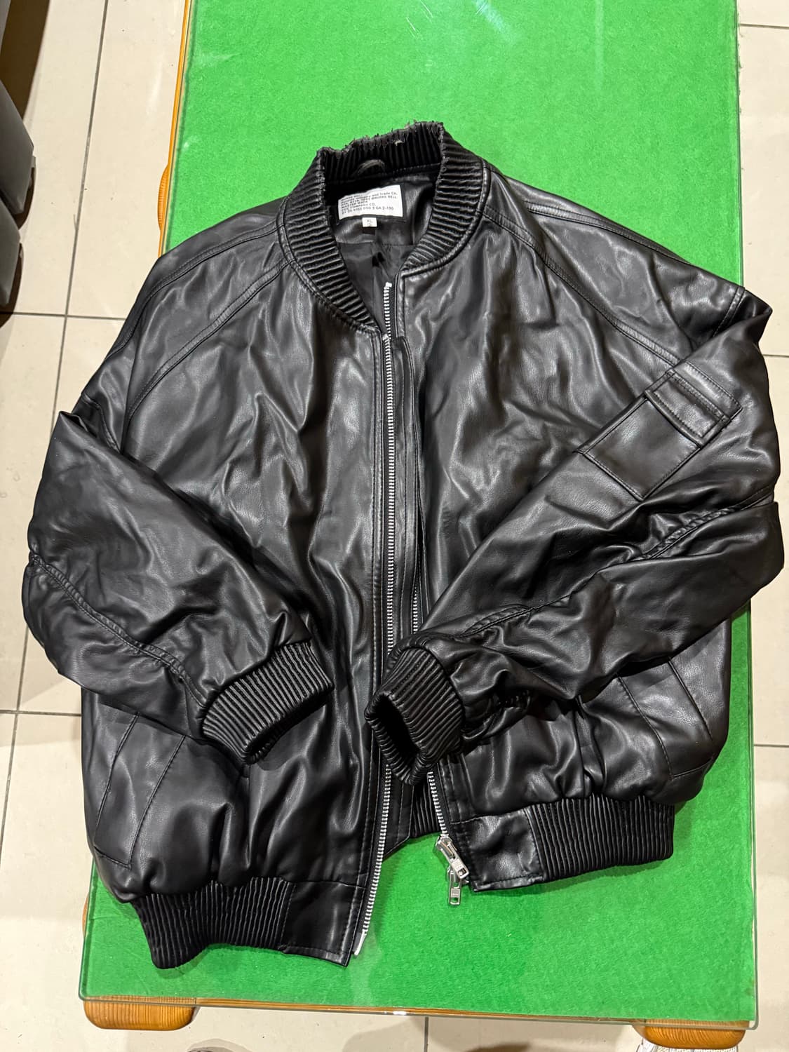 가죽 봄버 상품이미지1