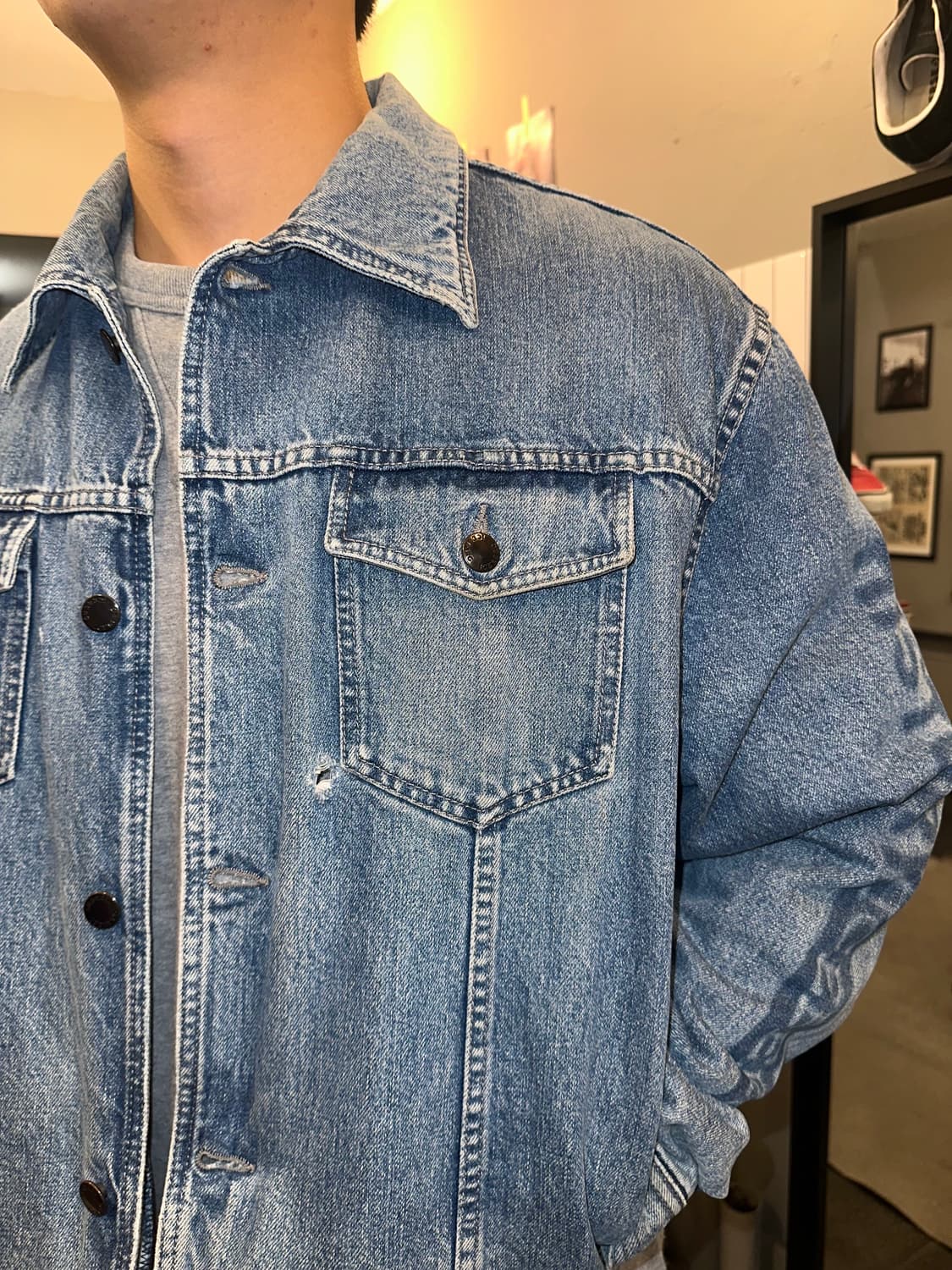 90‘s Iceberg disney American flags denim 상품이미지7