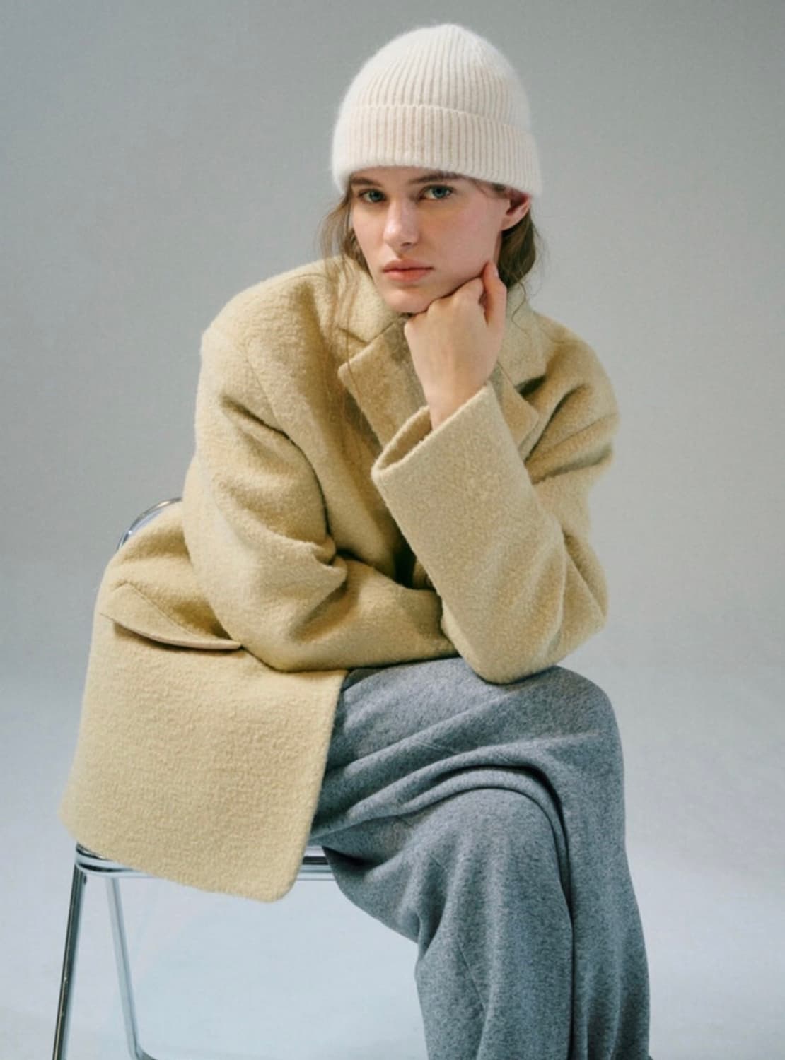 샵레터 letter 테디 부클 코트 상품이미지2