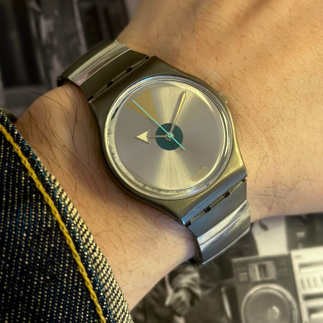 88년판) 빈티지 스와치 익스팬션 스트랩 Glowing arrow 상품이미지1