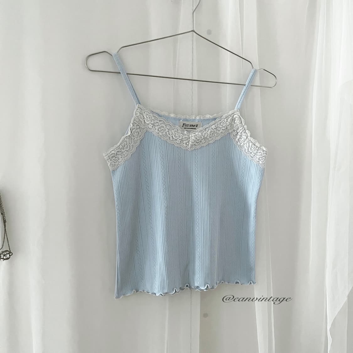 light blue lace sleeveless 상품이미지5