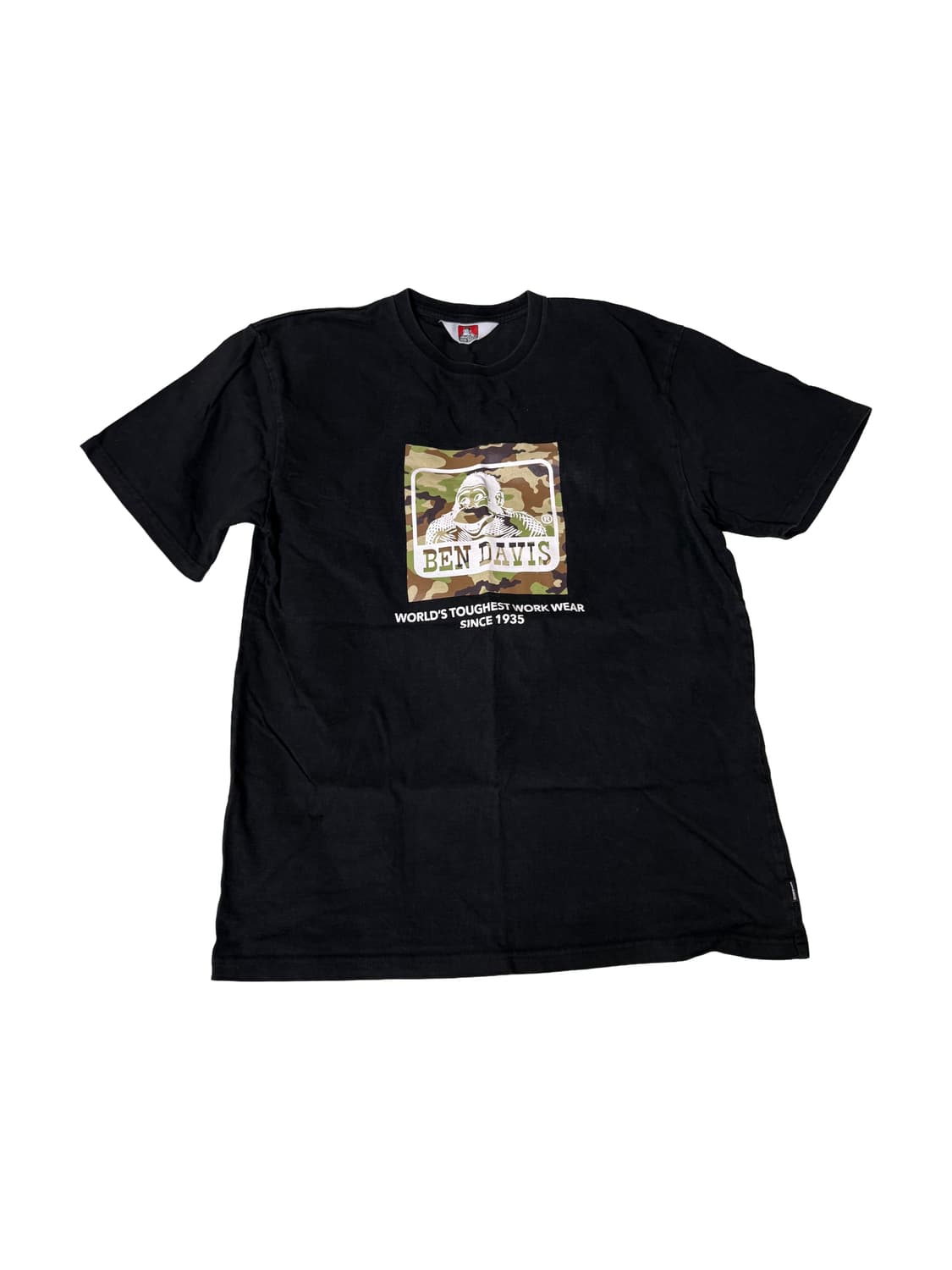 벤데이비스 카모 블랙 반팔티 L 상품이미지1