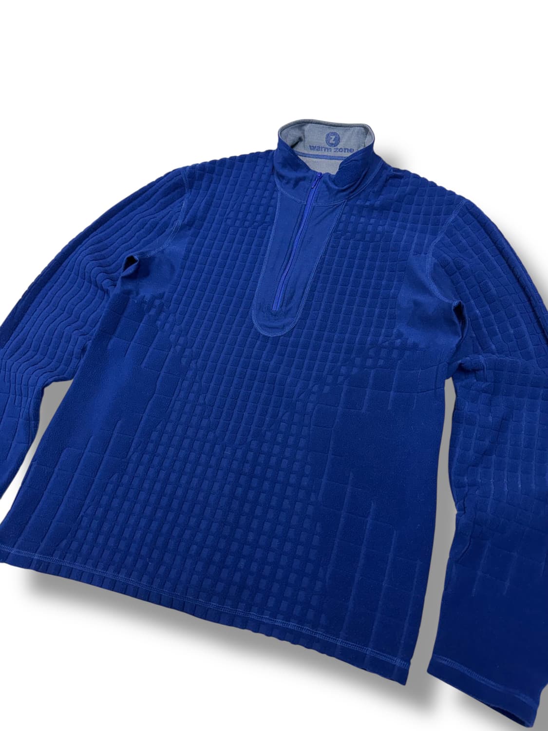 빈티지 3D 텍스쳐 하프집업 후리스 (S)   상품이미지2