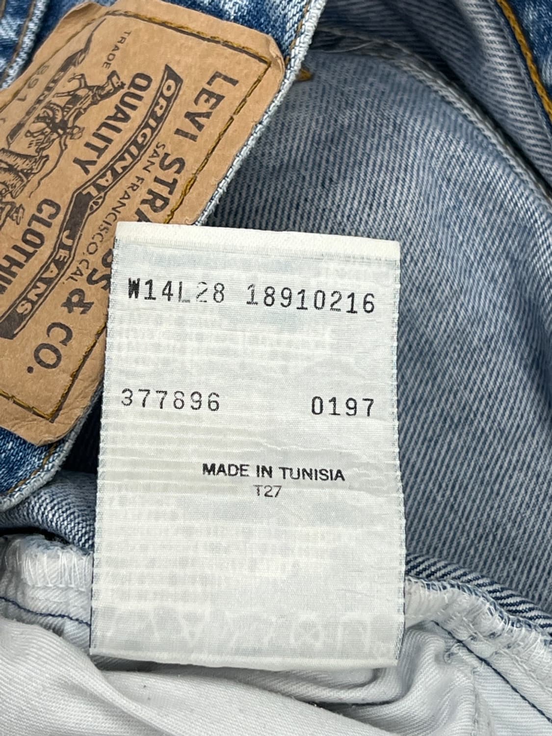 리바이스 90s 891 오렌지 탭 데님 팬츠 / 31 x 28 상품이미지8