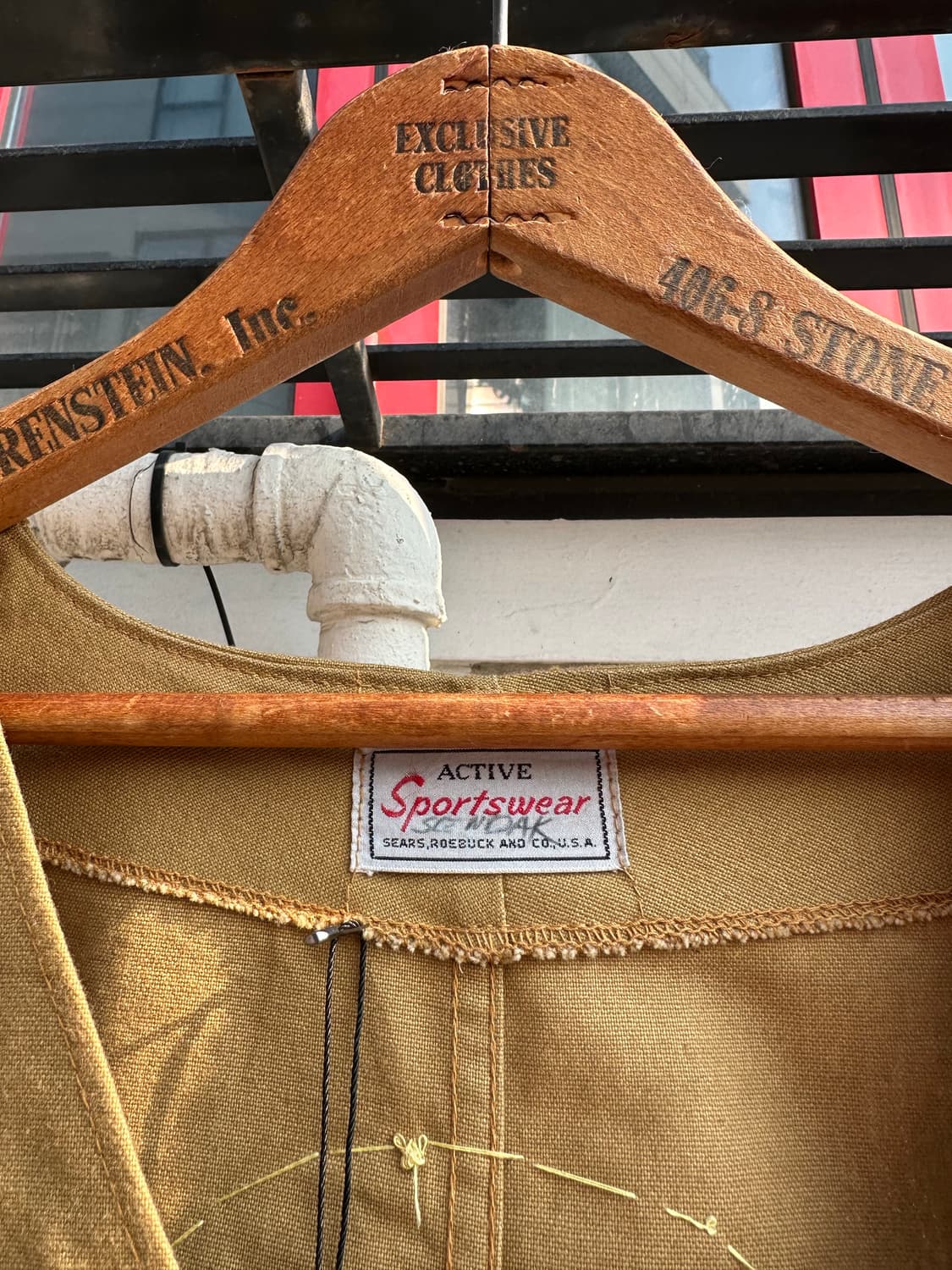 70-80s Sears 크레이지 패치워크 헌팅 베스트 상품이미지7