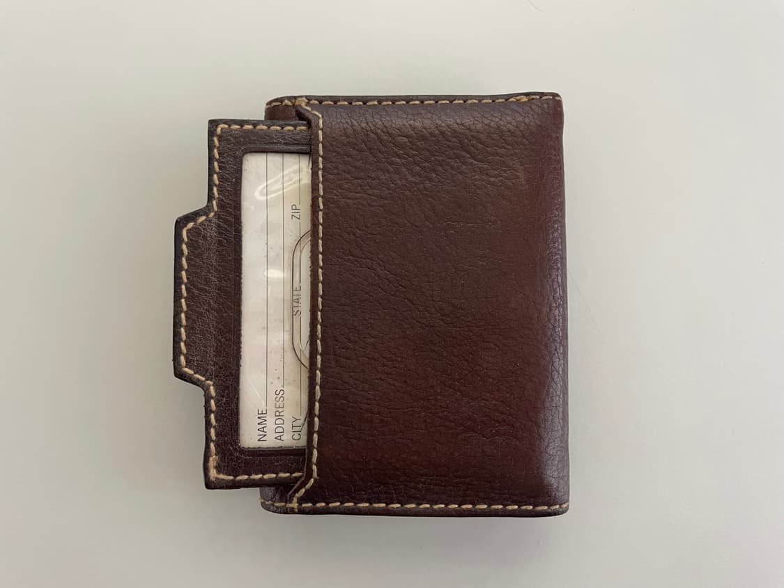 빈티지 리바이스 레더 트리플 폴드 지갑 상품이미지8