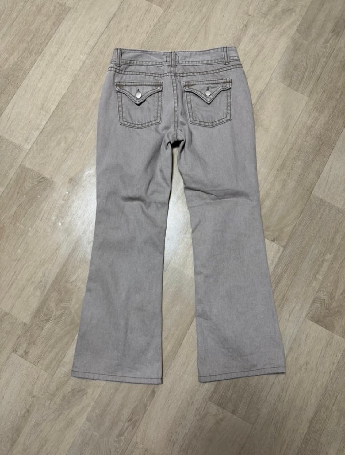 키이라 뮤트베이지 로우 부츠컷 S 상품이미지2