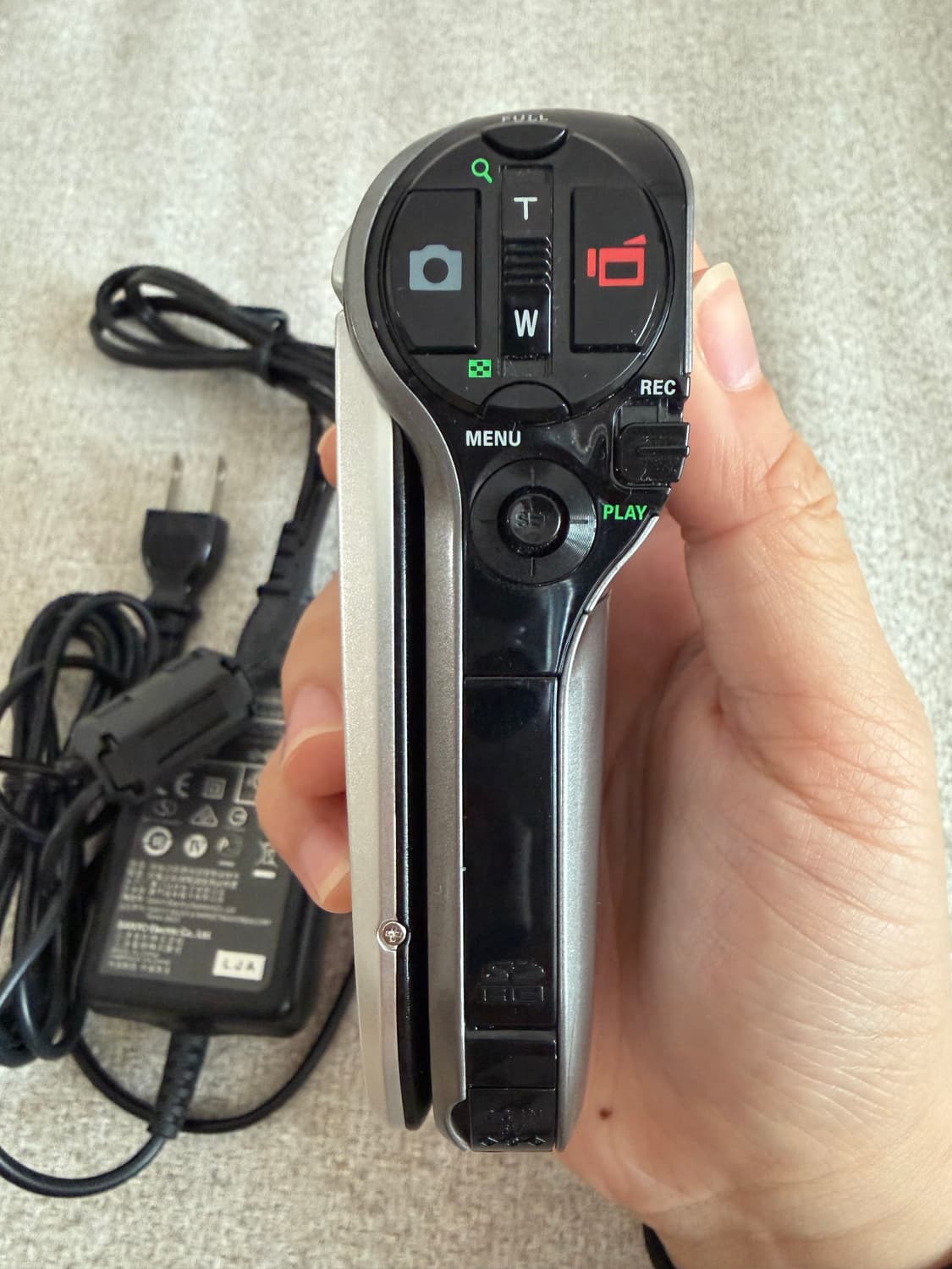 산요 작티 빈티지카메라 VPC-HD700 실버 s급 (작례 있음) 상품이미지4