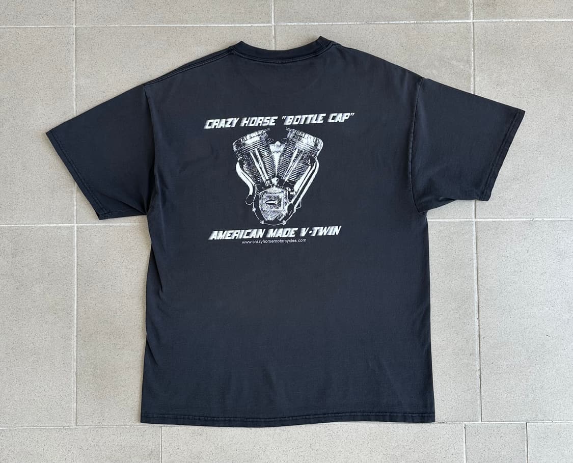 빈티지 모터사이클 티셔츠 XL 할리데이비슨 상품이미지1