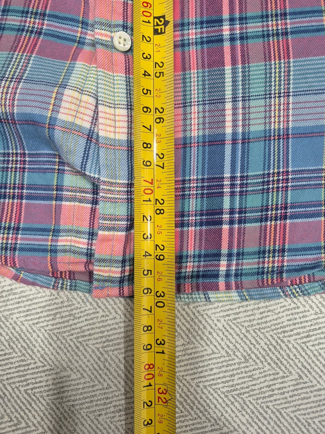 폴로랄프로렌  플란넬 체크 셔츠 남성 95사이즈 상품이미지10