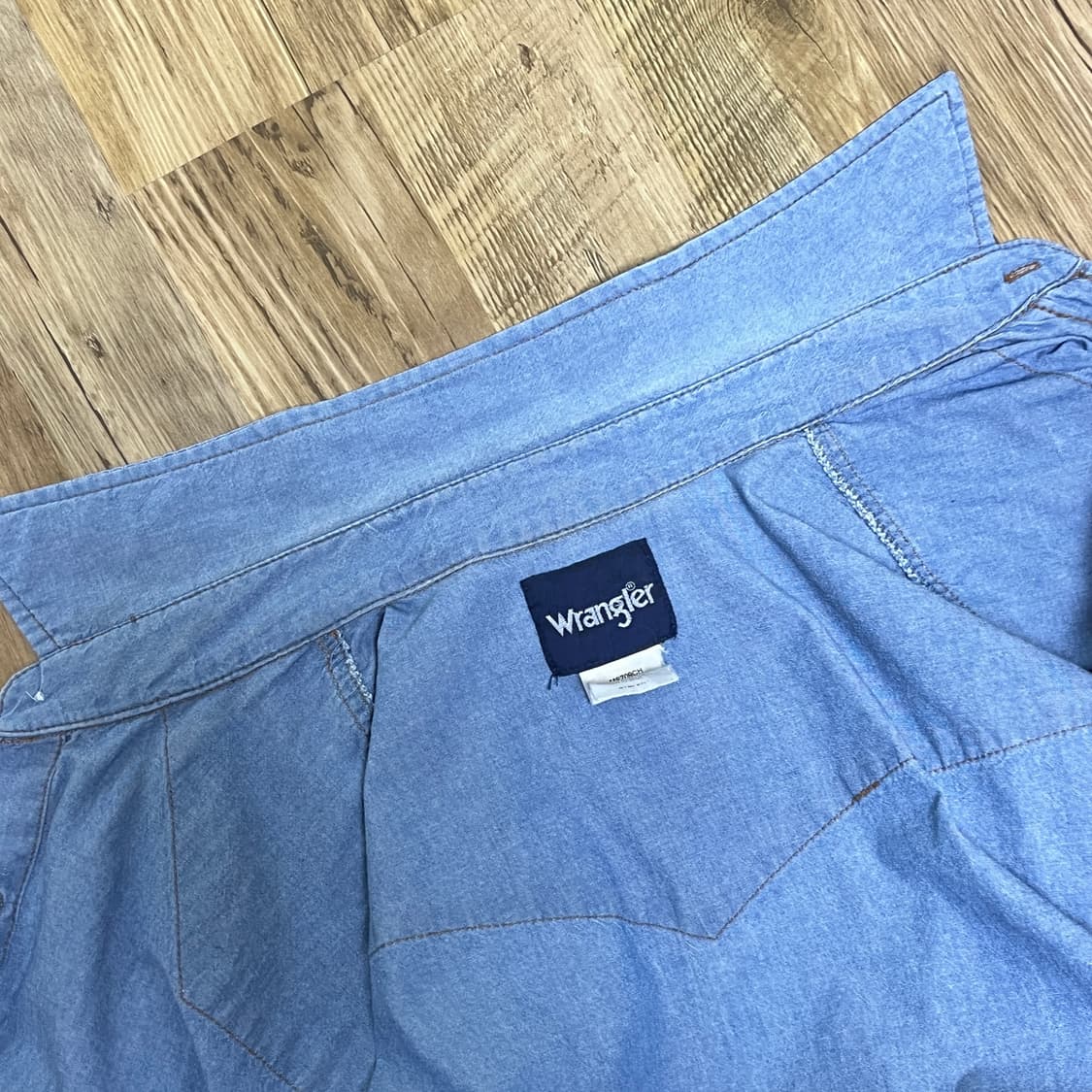 랭글러 웨스턴 샴브레이셔츠 [100~105] 상품이미지7