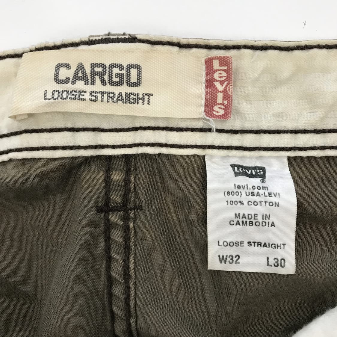 리바이스 Y2K 빈티지 워시드 카고팬츠 [34] 상품이미지5