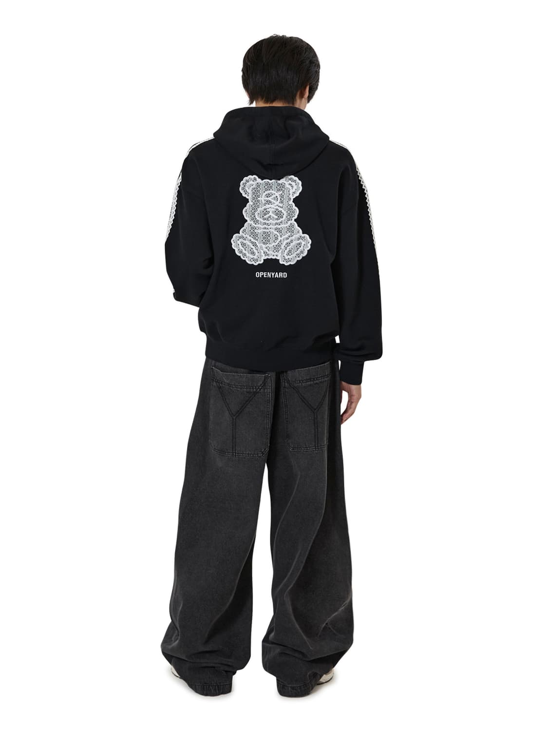 (택O) 오와이 OY 레이스 돌리 후드집업 (m) 상품이미지5