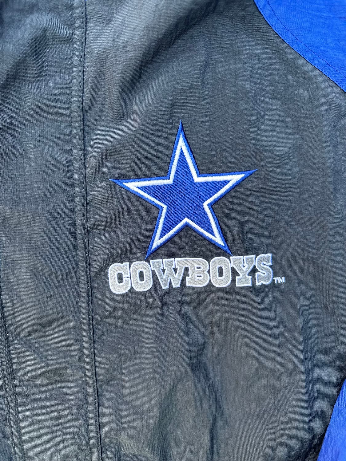빈티지 90s NFL 댈러스 카우보이 올드스쿨 나일론 자켓 상품이미지2