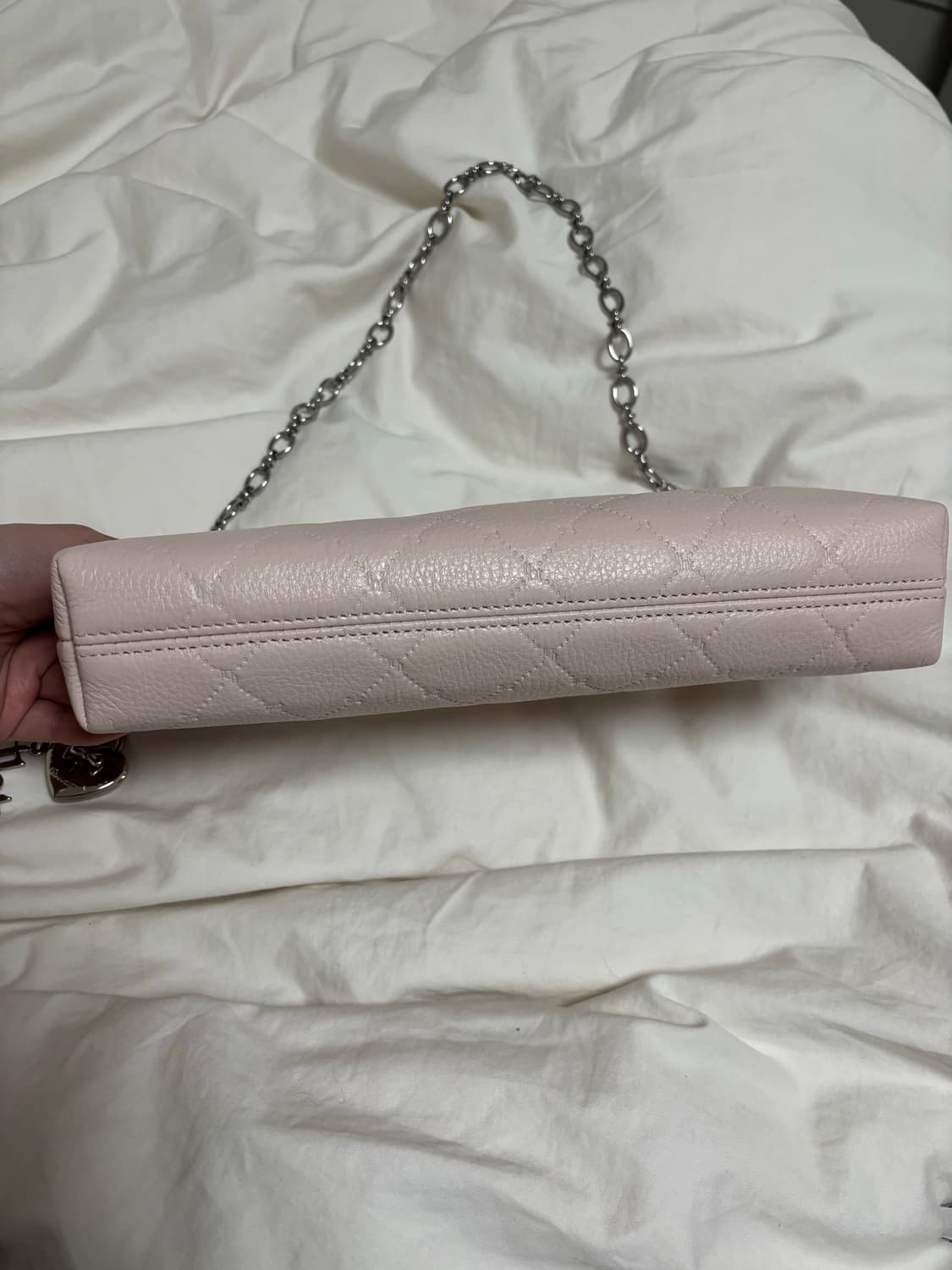 쓰리타임즈 비비 체인백 핑크 상품이미지5