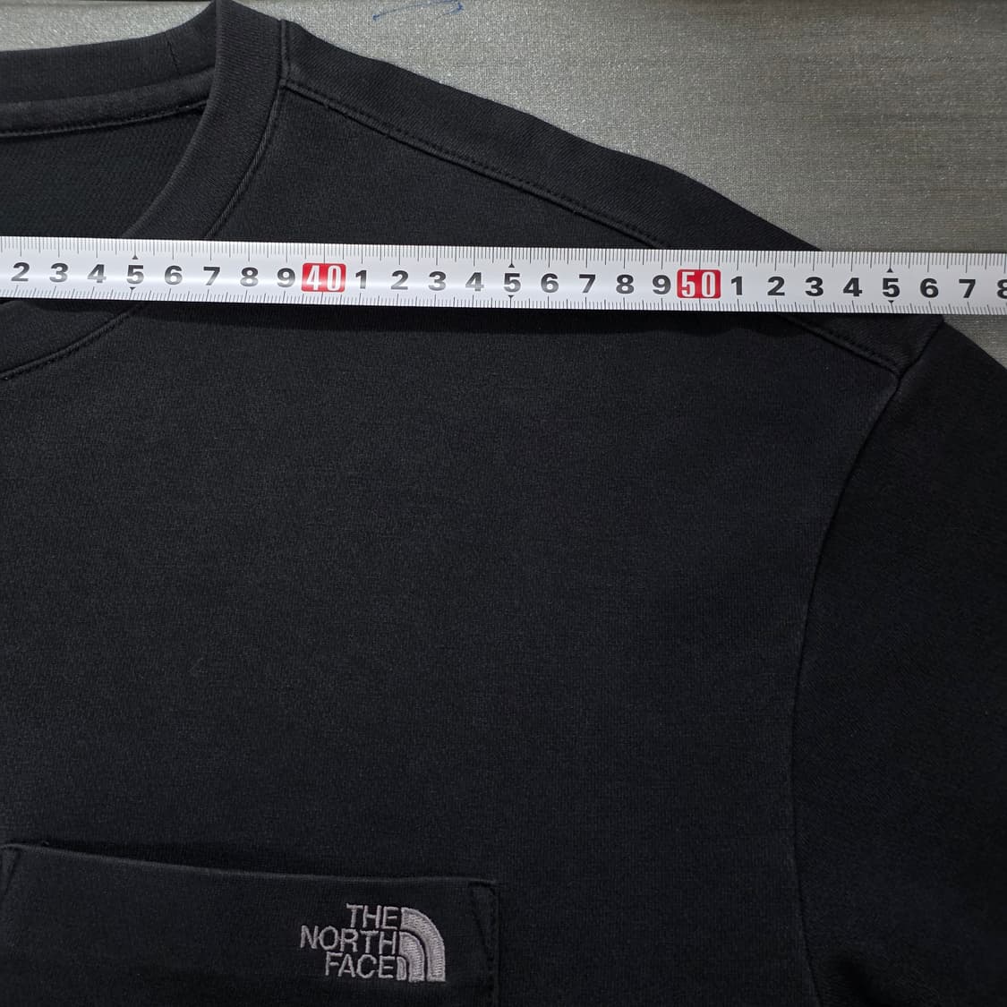 XL 노스페이스 포켓 반팔티셔츠 블랙 상품이미지7