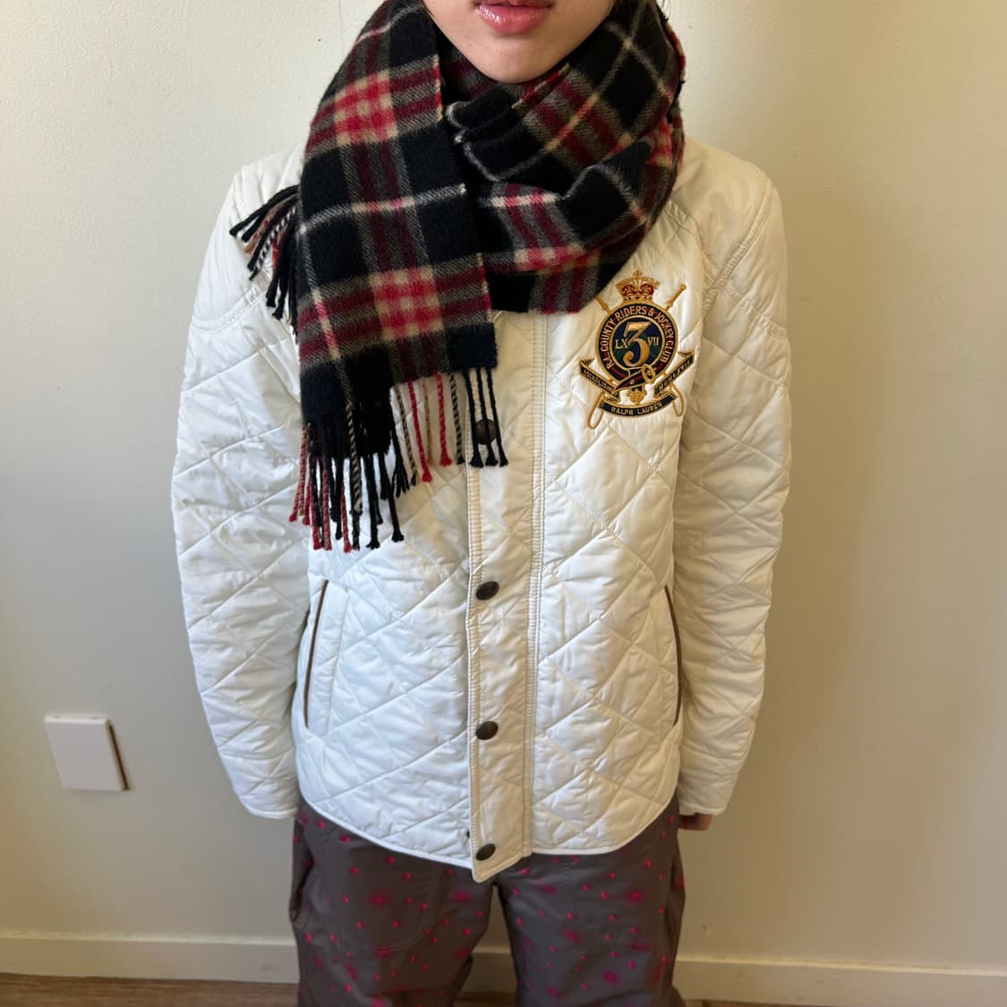 버버리 노바체크 캐시미어 머플러 상품이미지1