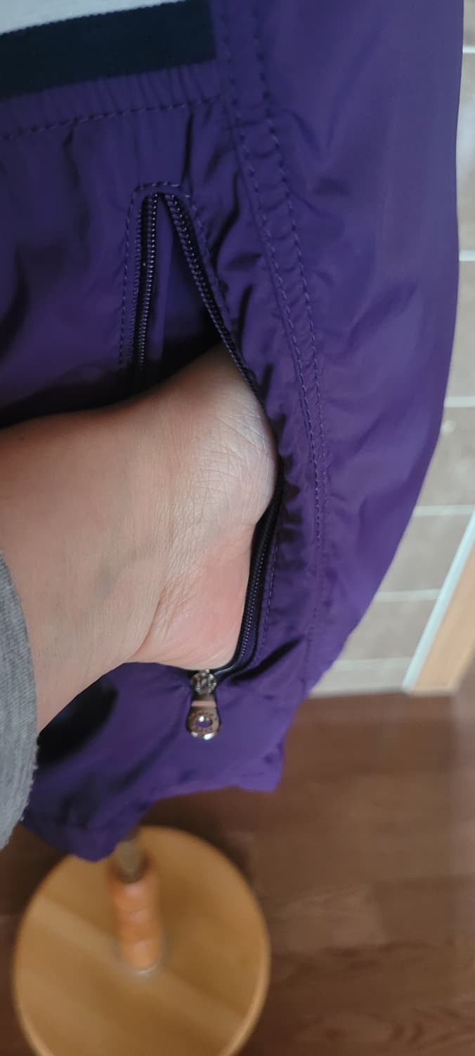 👠여성66사이즈👠Fantom 골프브랜드퍼플 바람막이 상품이미지5