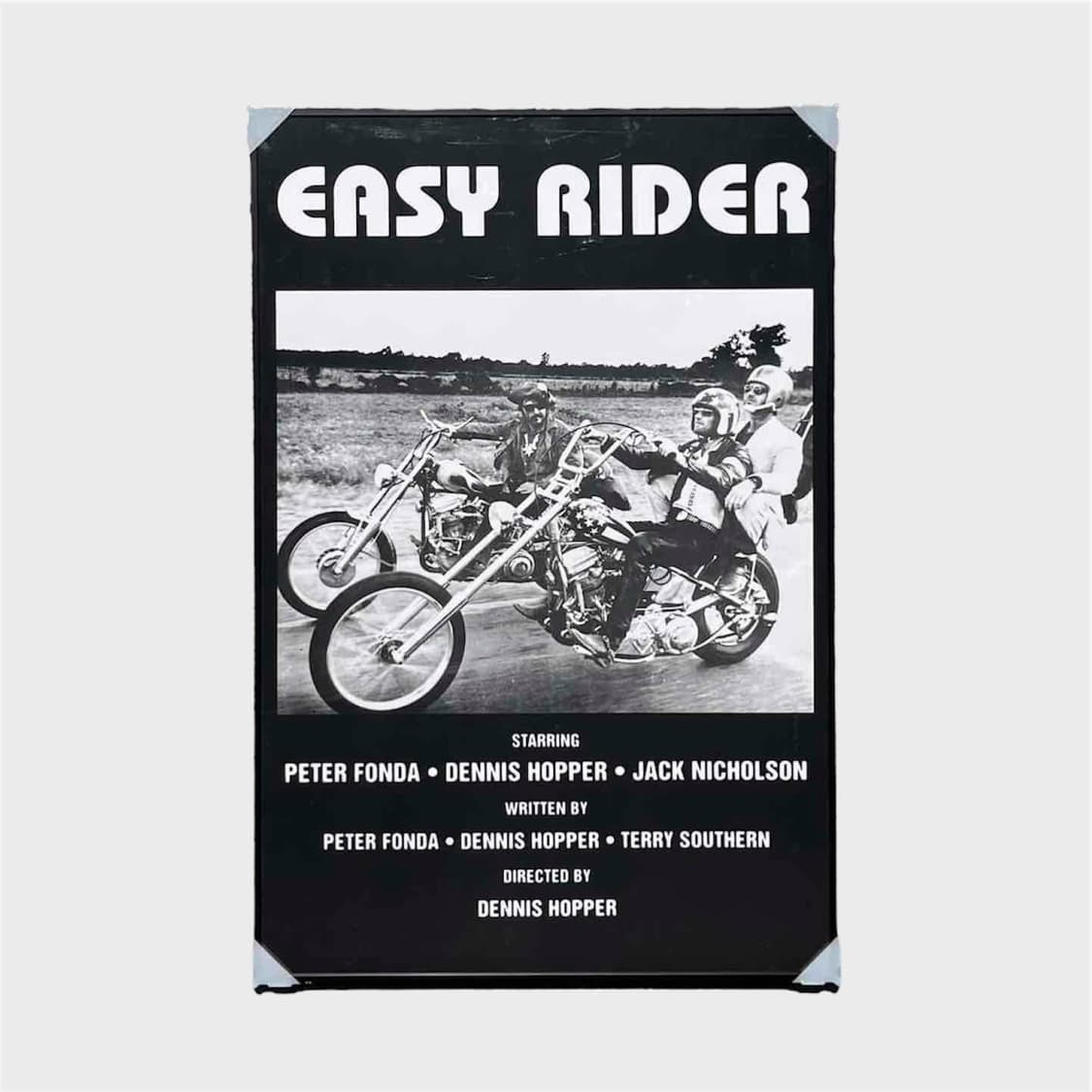 이지라이더 영화 오토바이 빈티지 포스터 (액자포함) 데니스 호퍼 상품이미지1