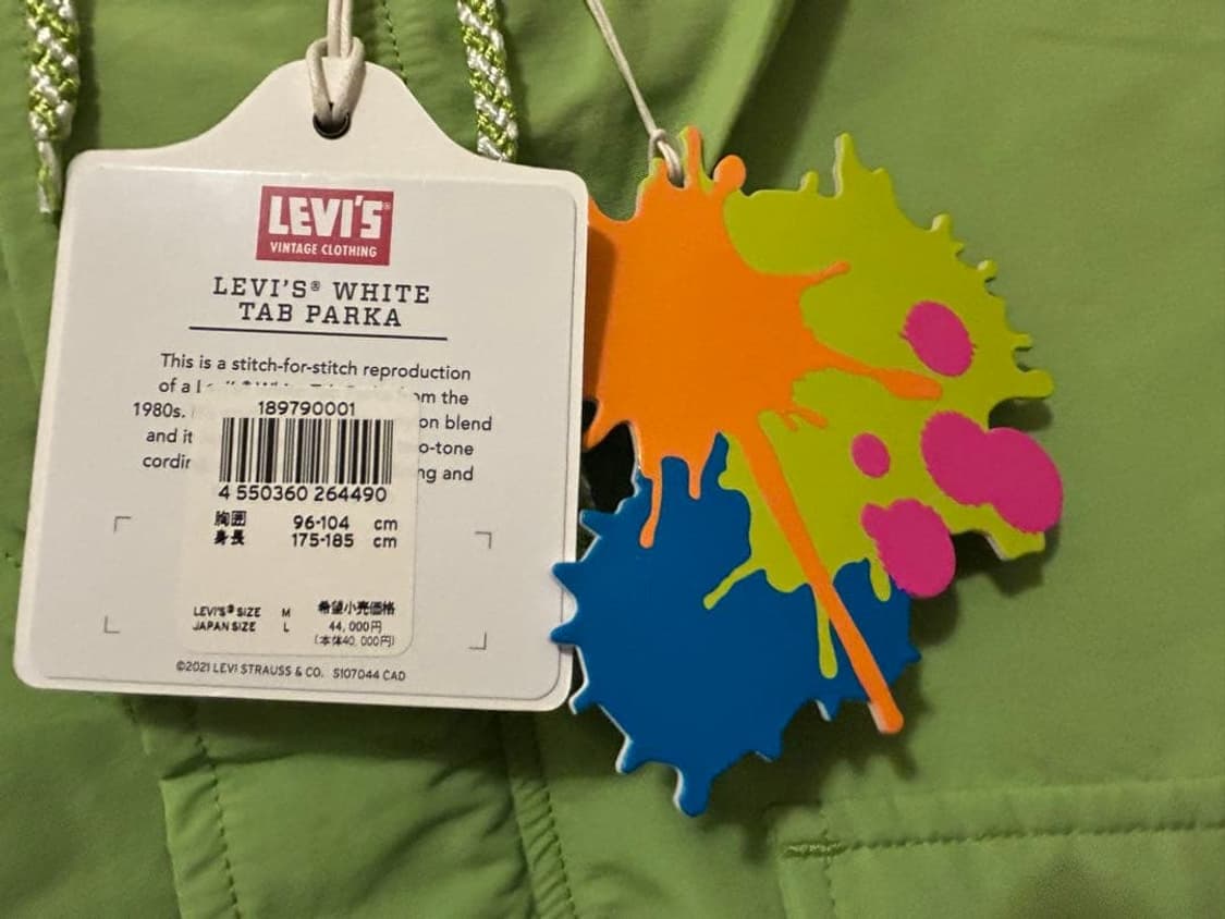 (m) 리바이스 lvc TAB PARKA 파카 상품이미지4