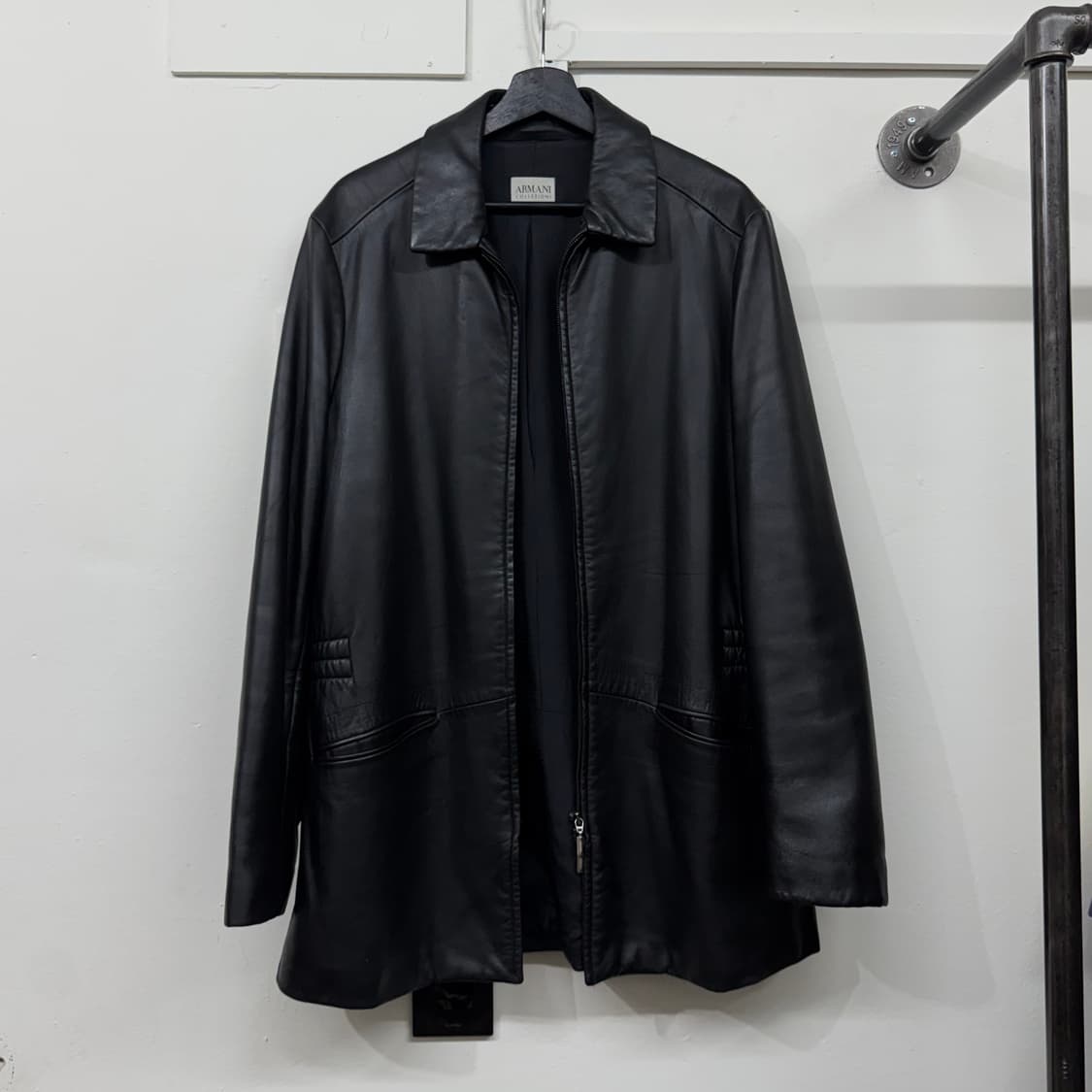 [50] 아르마니 꼴레지오니 레더 카코트 상품이미지2