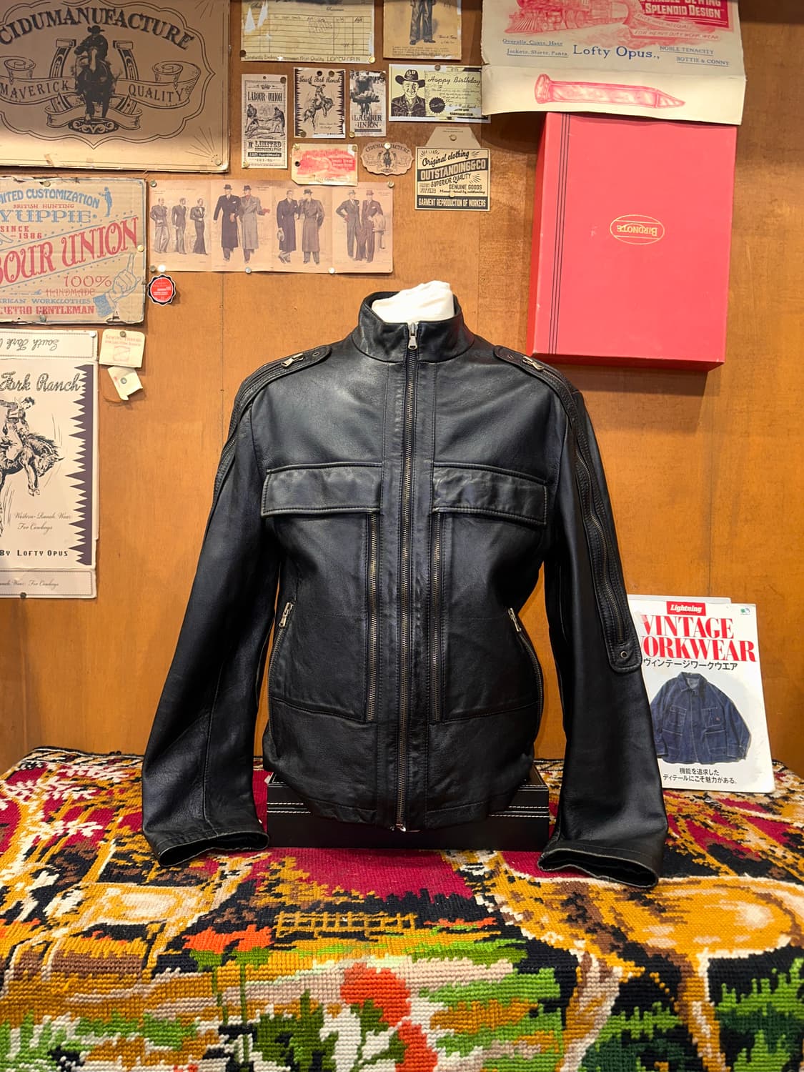 ( M ) 가죽자켓 바이커가죽 라이더자켓 레더자켓 이테리양가죽 상품이미지1