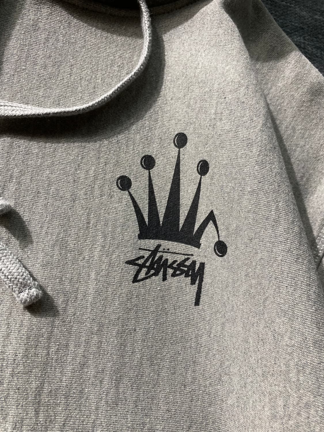 [M] Stussy 스투시 헤비웨이트 크라운 로고 후디 상품이미지5